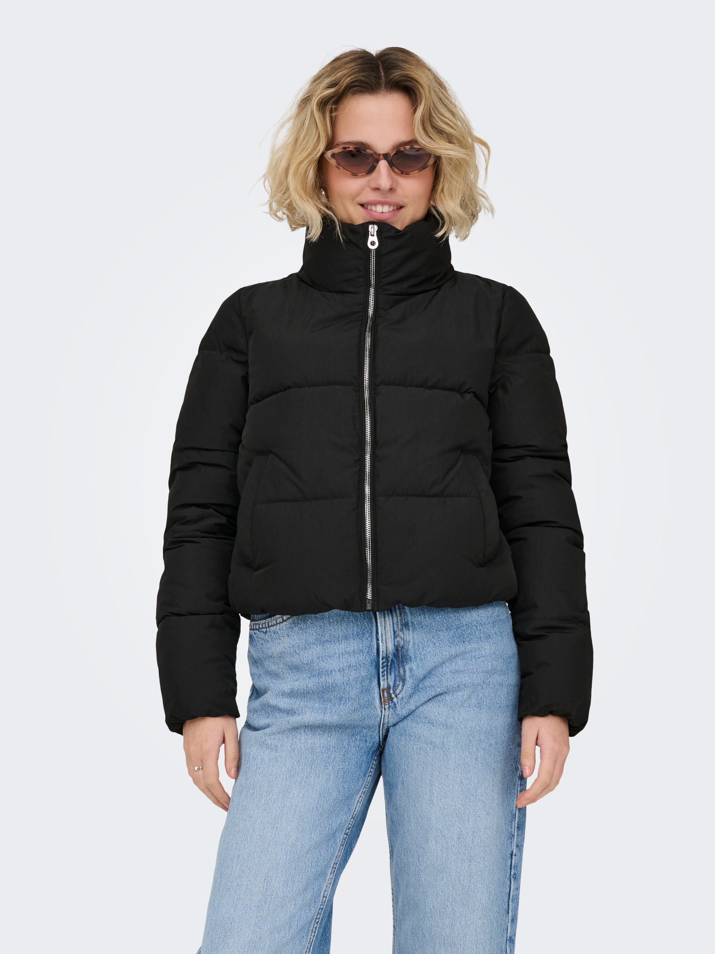 Image of ONLY Steppjacke "ONLCAMILLA V-NECK L/S PULLOVER KNT NOOS"
