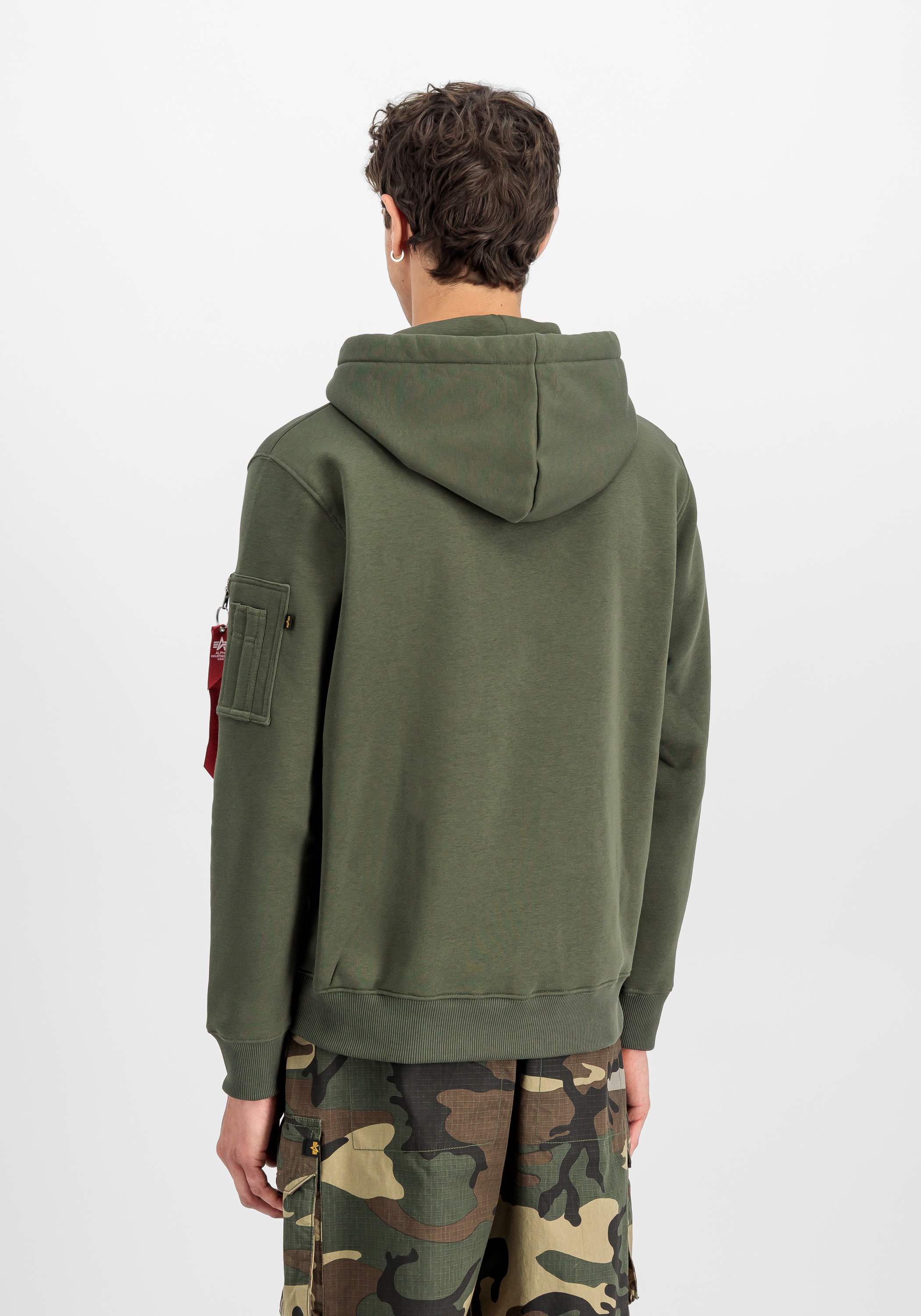Alpha Industries Hoodie »Alpha Label Hoodie Kapuzensweatshirt«
