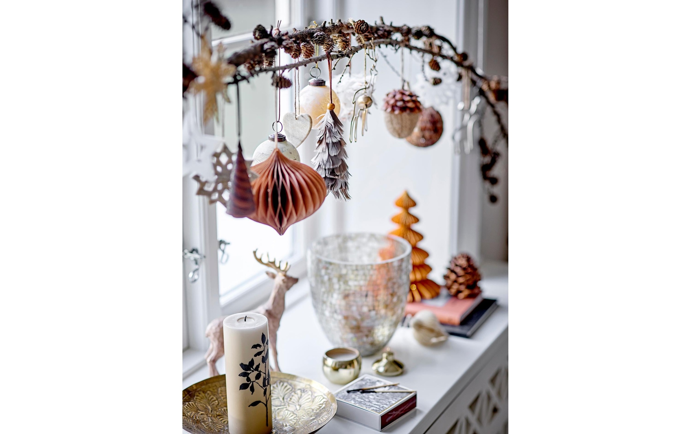 Bloomingville Figurine de Noël »Tuan Hirsch, 3-teilig«