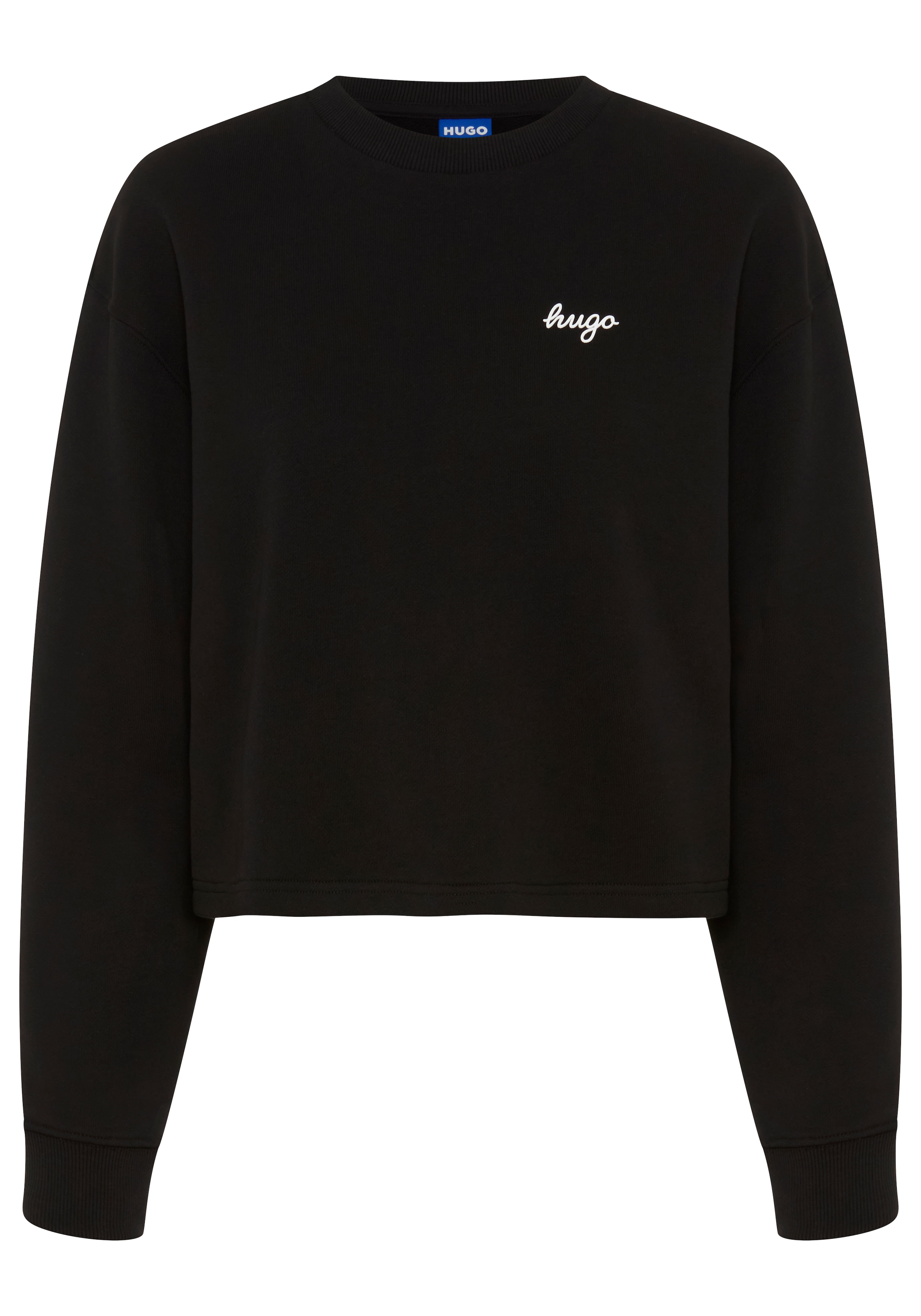 HUGO Sweat-shirt »Damaswee«, avec inscription logo, col rond
