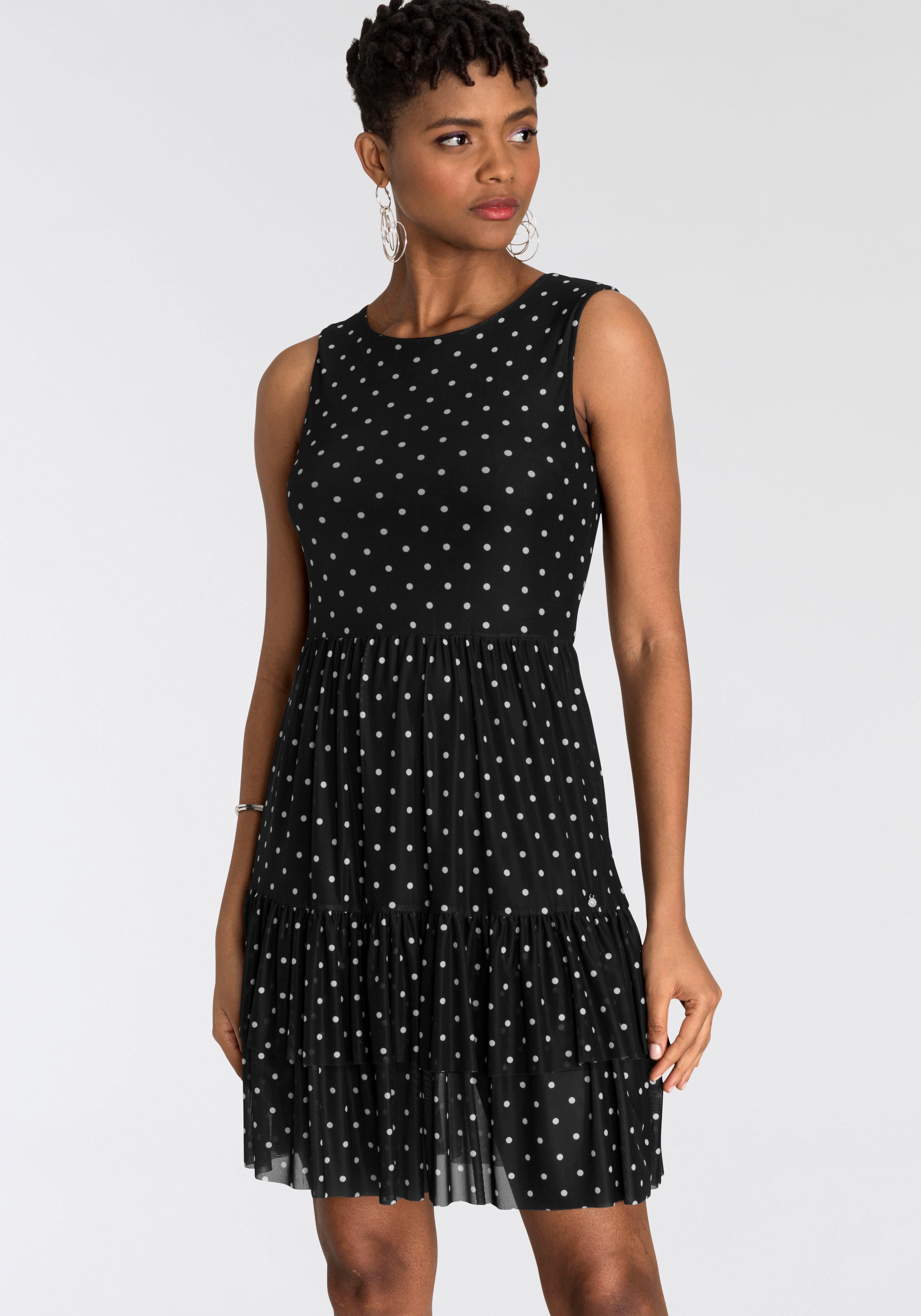 Image of AJC Meshkleid, mit transparenten Effekten und Volants am Saum bei Ackermann Versand Schweiz