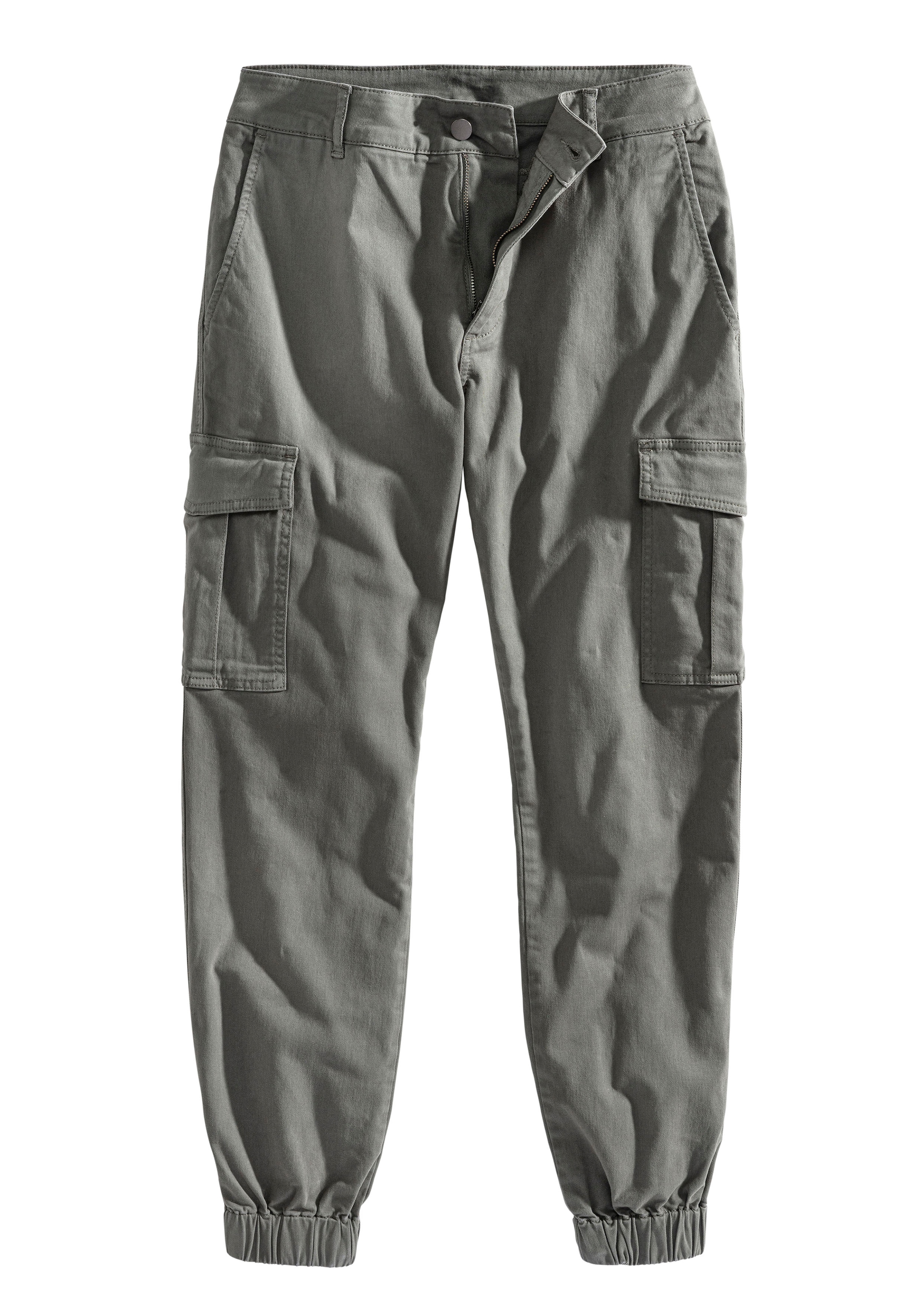 AUTHENTIC LE JOGGER Cargohose, mit normaler Bundhöhe aus elastischer Baumwoll-Qualität