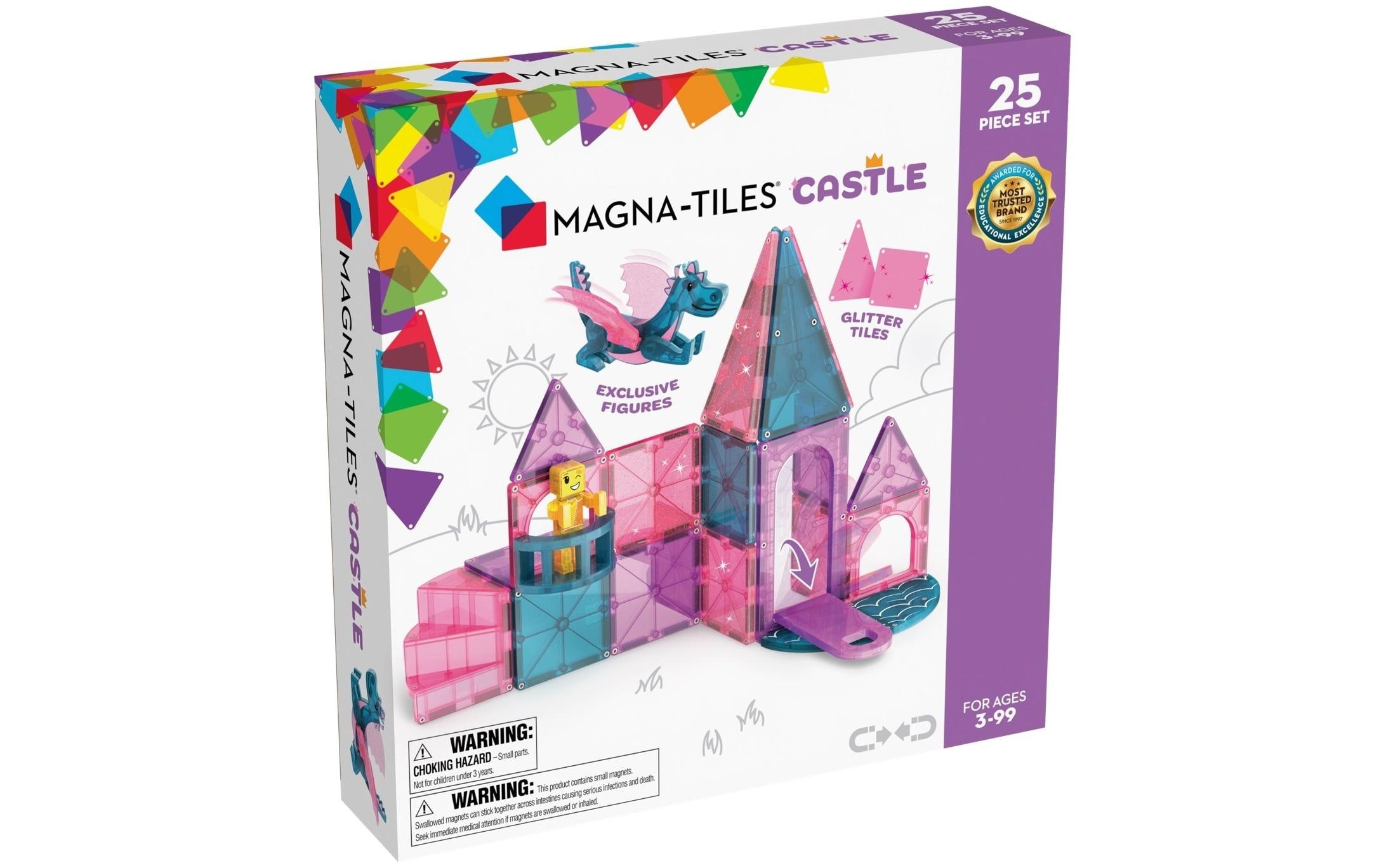 Image of Spielbausteine "Magna-Tiles Schloss 25-teilig"