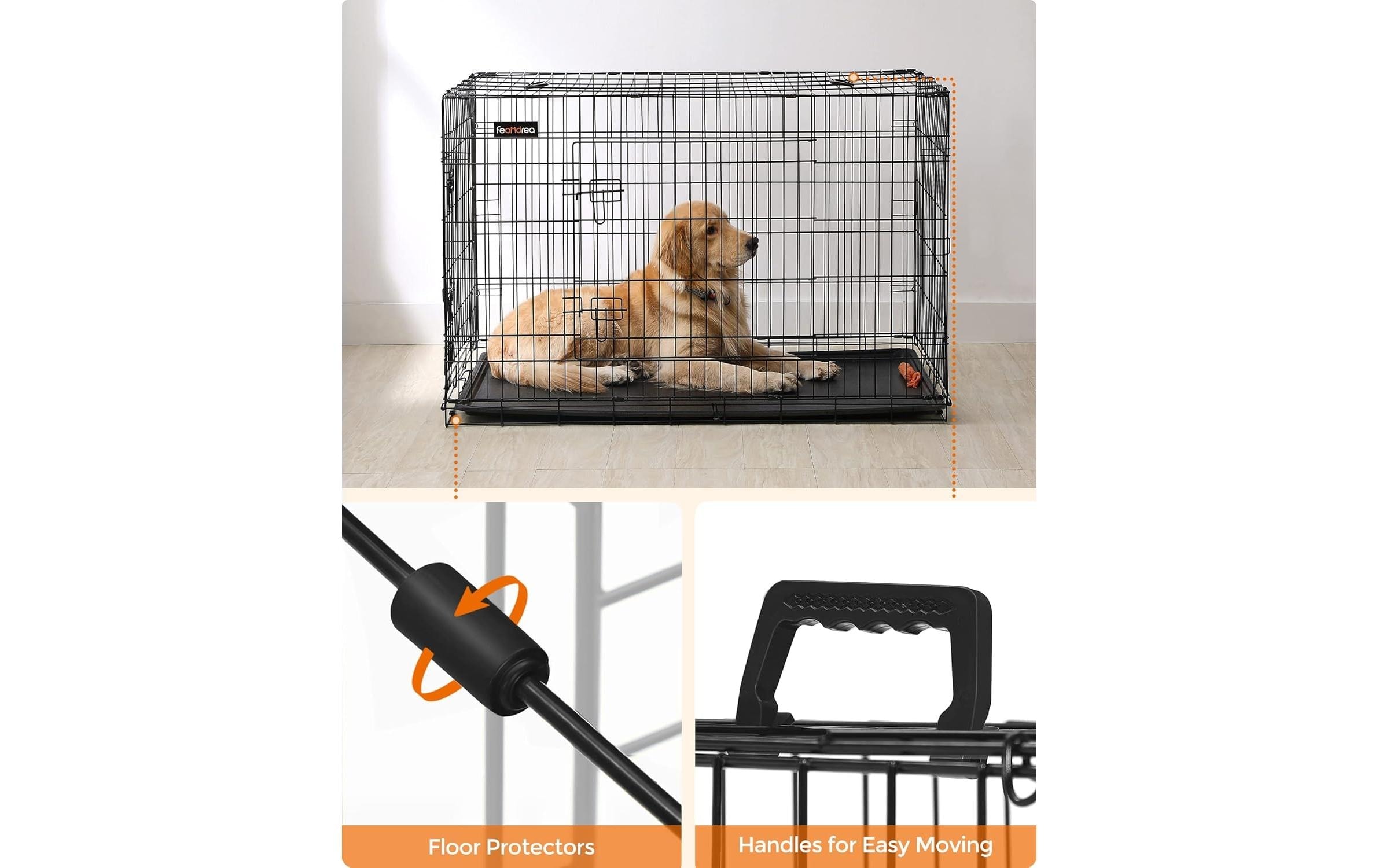 FEANDREA Tiertransportbox »für Hunde 122 x 74.5 x 80.5 cm«