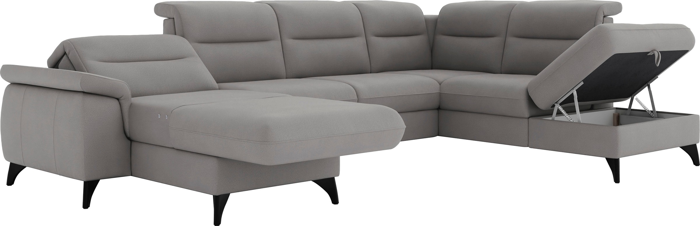sit&more Wohnlandschaft »Astoria U-Form«, wahlweise mit motorischer Relaxfunktion