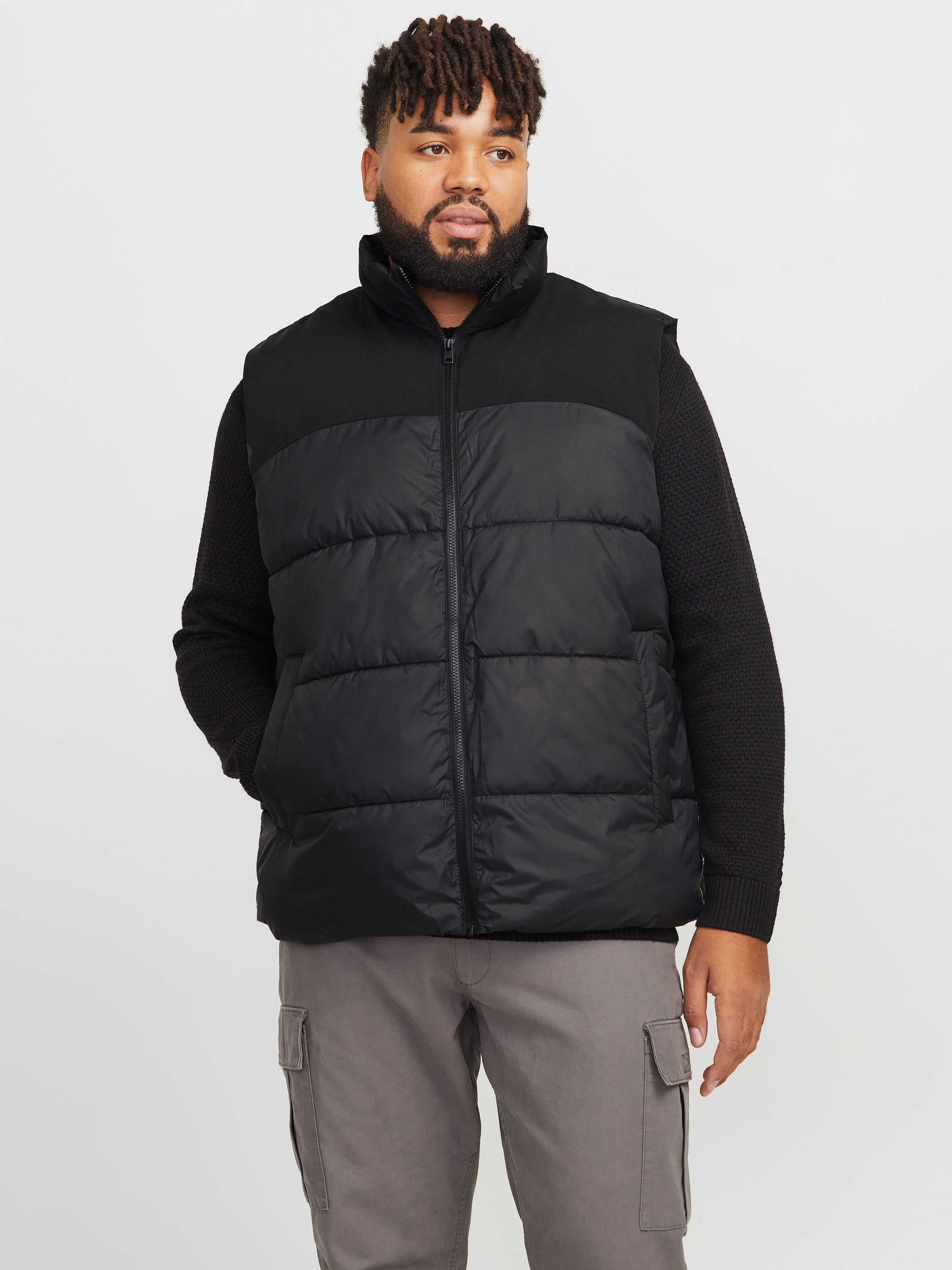 Jack & Jones PlusSize Steppweste »JJMOON BODYWARMER STAND COLLAR PLS«