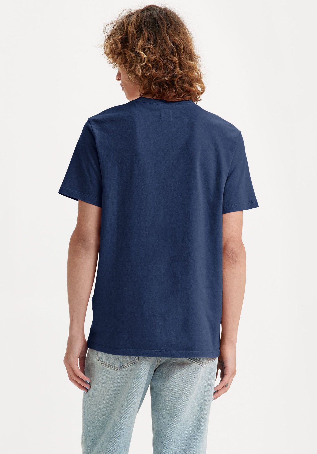 Levi's® T-shirt en V »LE ORIGINAL HM VNECK« mit Logostickerei