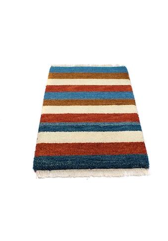 Wollteppich »Gabbeh Teppich handgeknüpft mehrfarbig«, rechteckig