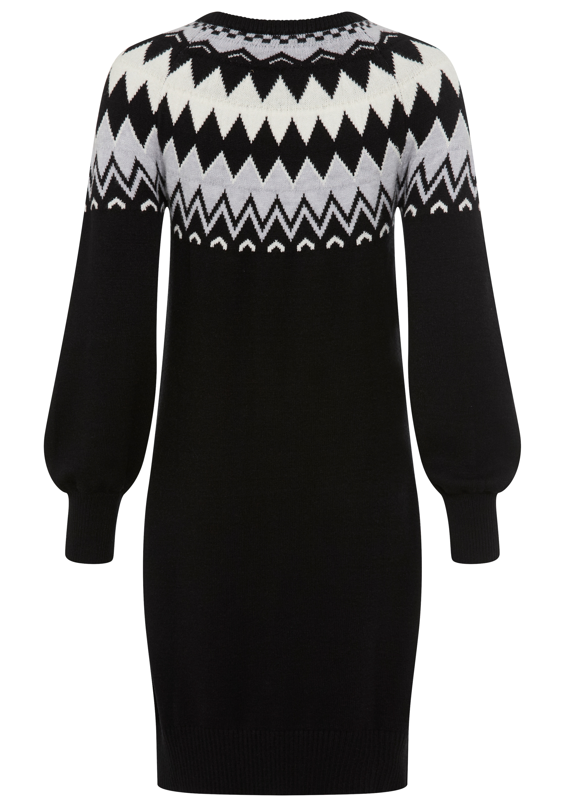 Laura Scott Robe en tricot mit kuscheligem Norwegermuster - NEUE KOLLEKTION