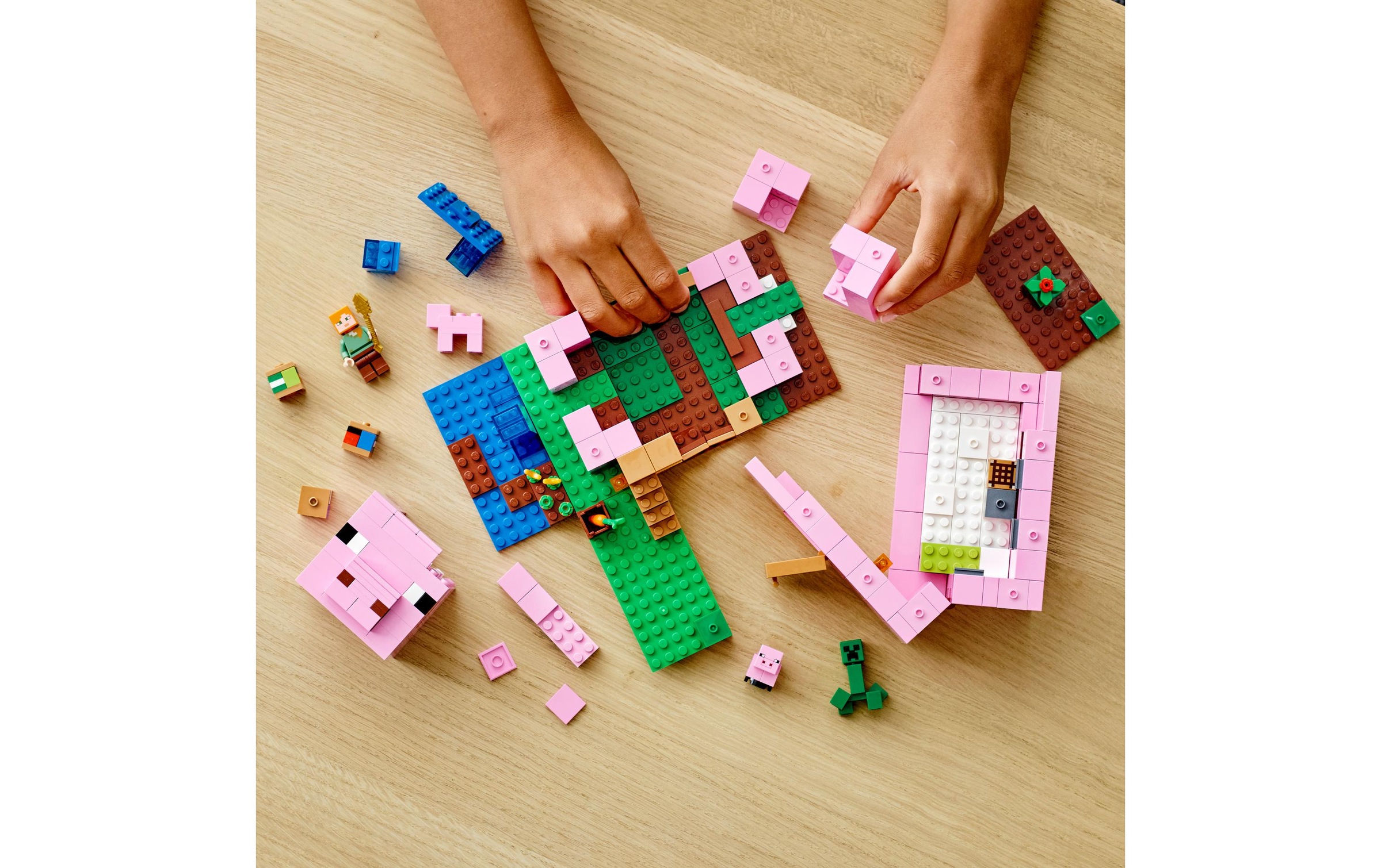 LEGO® Konstruktionsspielsteine »Das Schweinehaus«