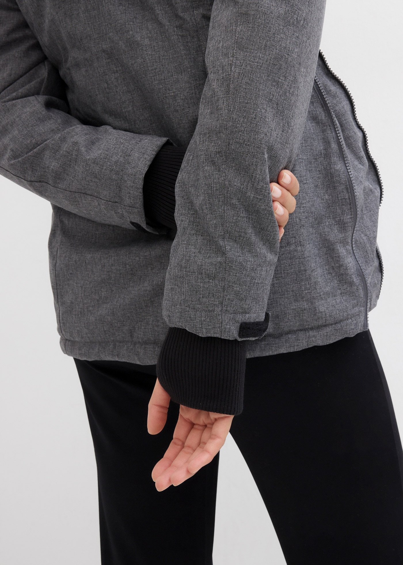 bonprix Veste de maternité avec capuche matière supérieure déperlante et coupe-vent, insert amovible