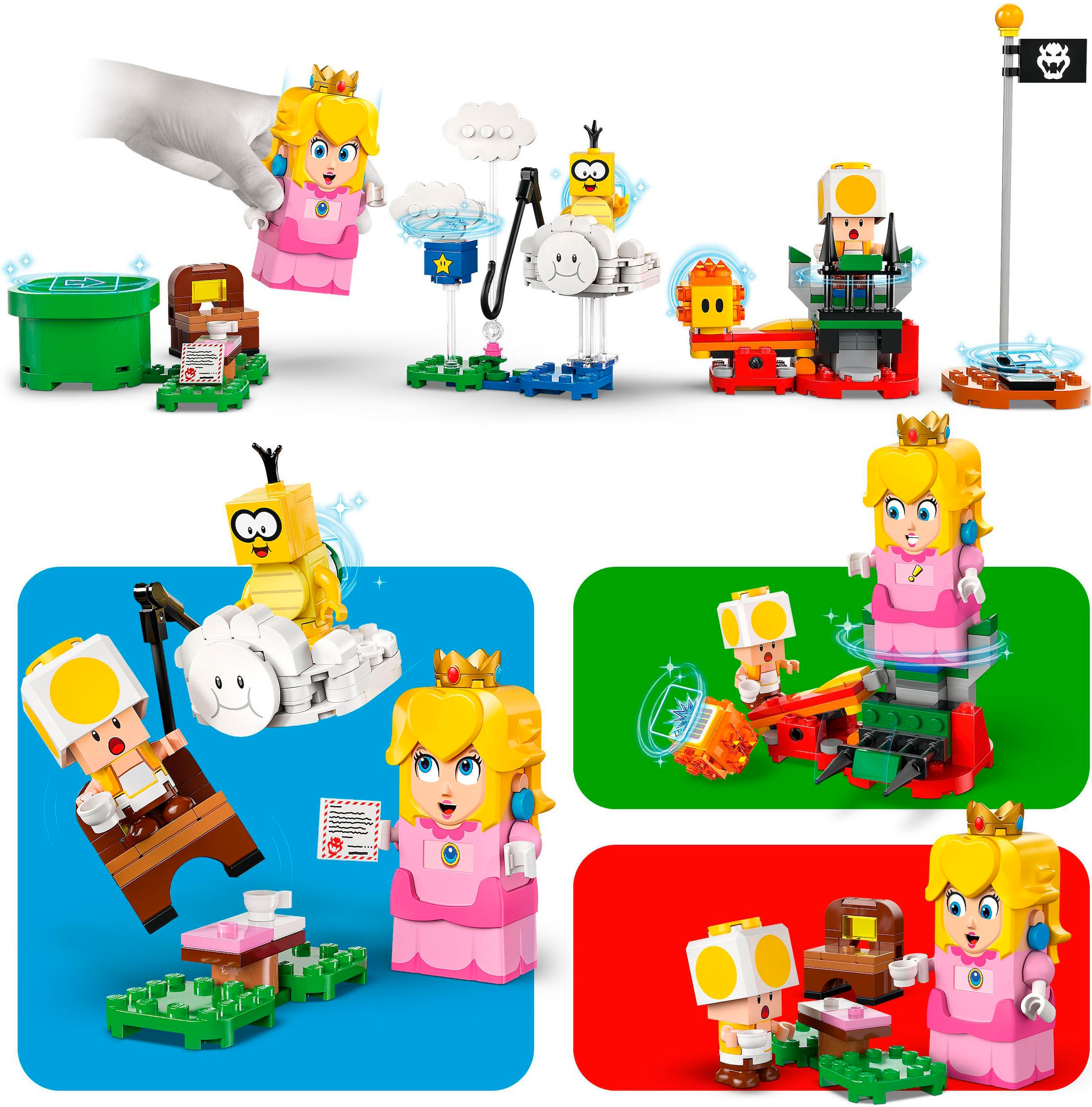 LEGO® Pions de construction »Abenteuer mit der interaktiven LEGO® Peach™ (71441), LEGO Super Mario« Made in Europe