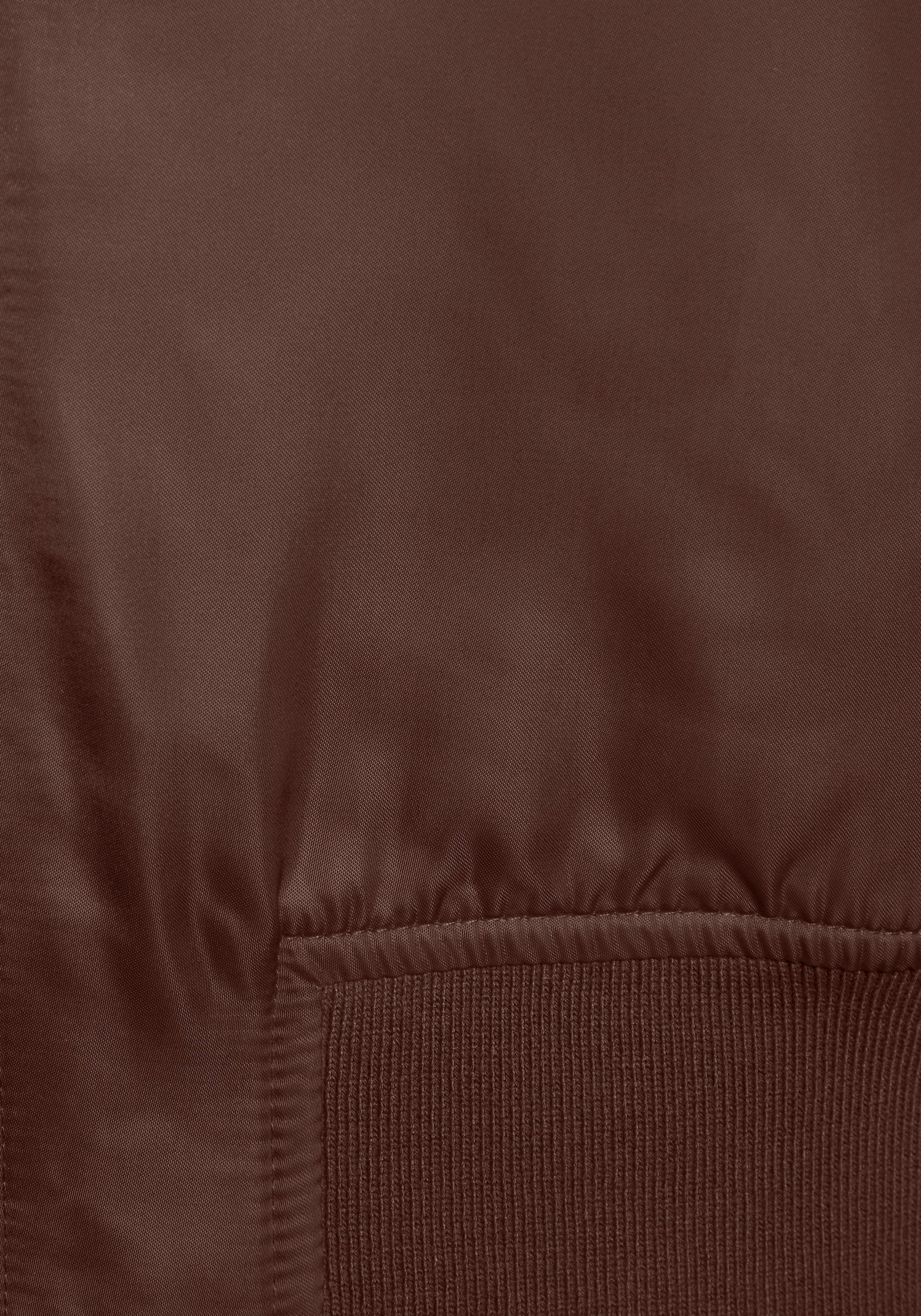 Buffalo Veste réversible Dunkelbraun/Leoprint, Bomberjacke, modisch