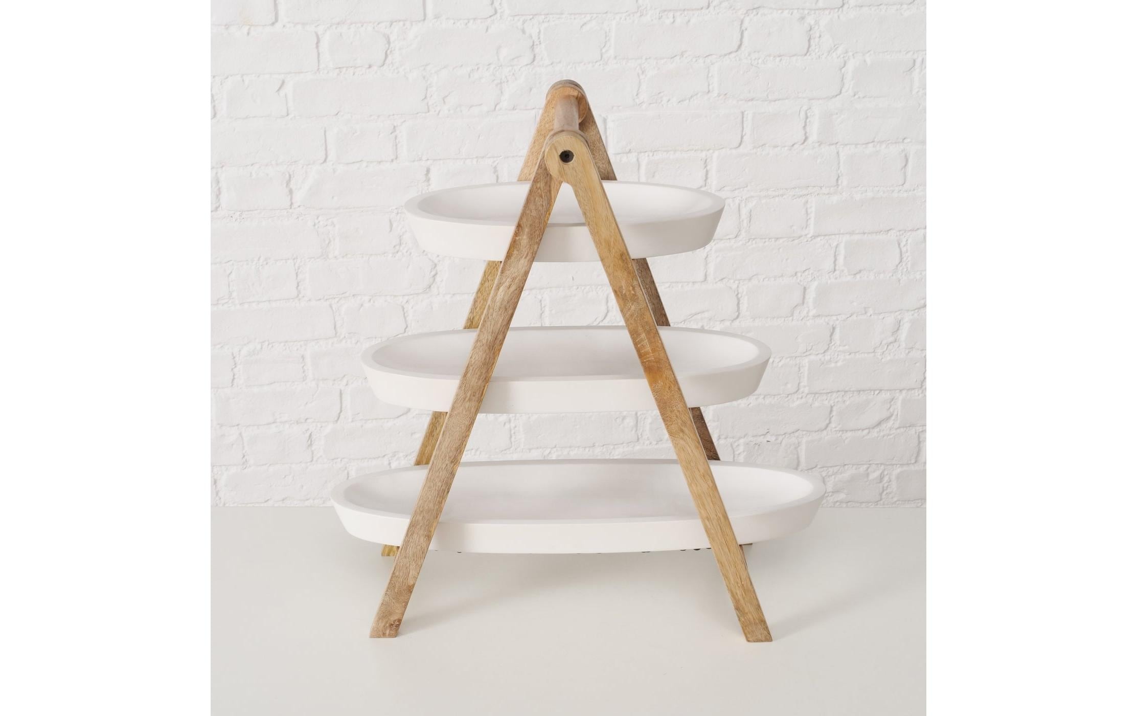 BOLTZE Etagere »Manum, Braun«, Holzart: Mango (China)