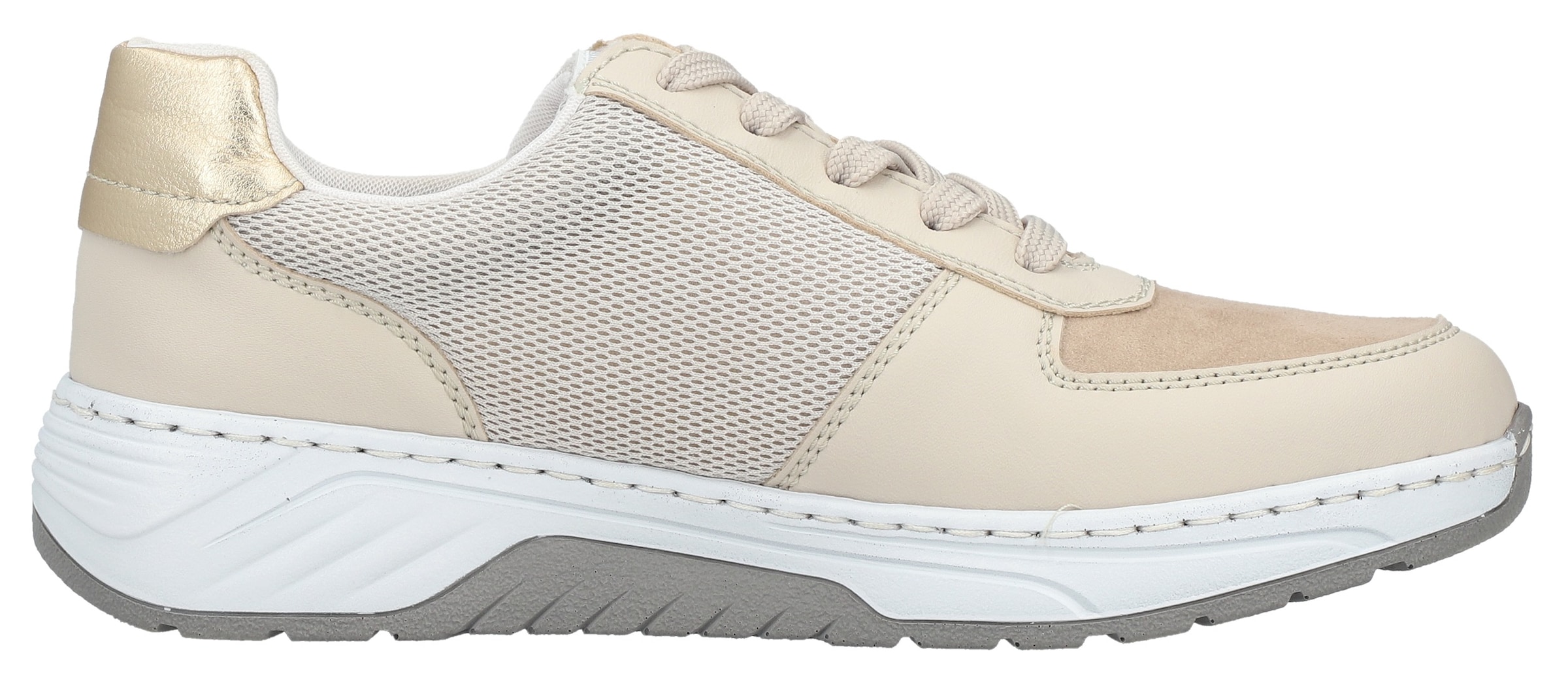Rieker Sneakers  chaussure à lacets, chaussure basse, sneaker décontracté avec fermeture éclair