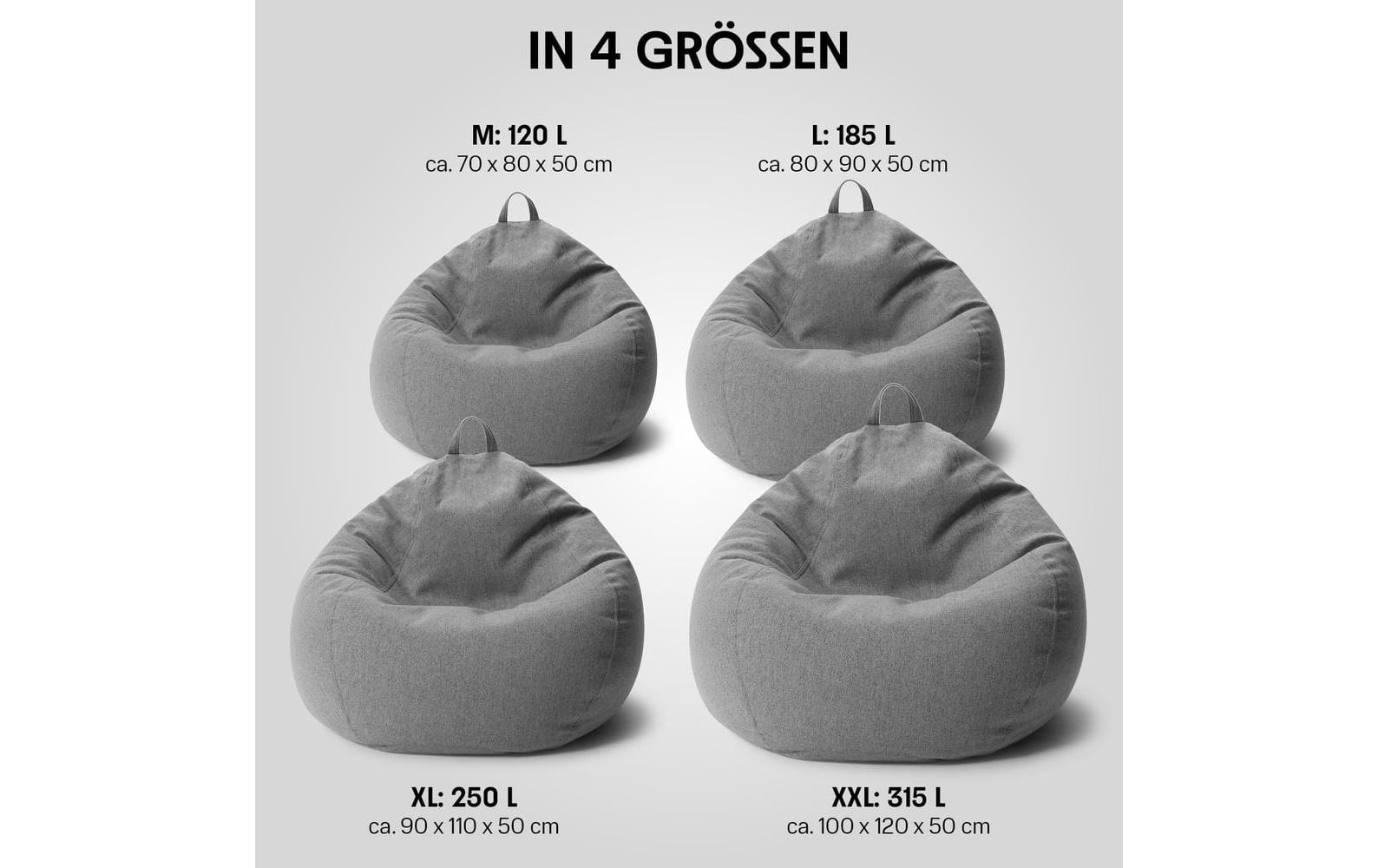   Pouf »Basic-Comfort 315 l Polyester (PES)«