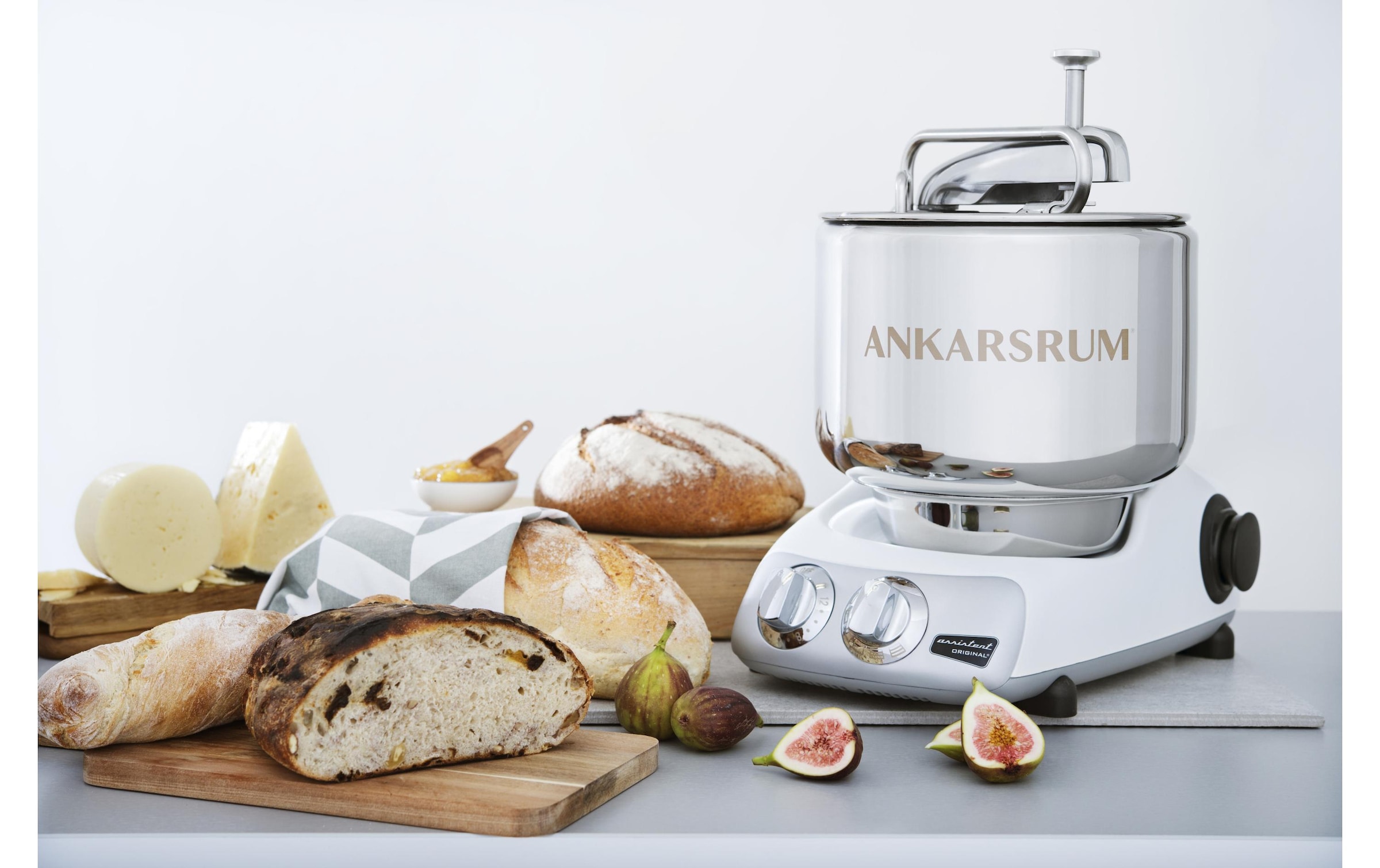 Küchenmaschine »Ankarsrum AKM6230MW, Weiss,«