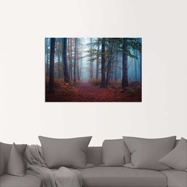Artland Wandbild »Wald im Nebel«, Waldbilder, (1 St.), als Alubild,  Leinwandbild, Wandaufkleber oder Poster in versch. Grössen bequem kaufen
