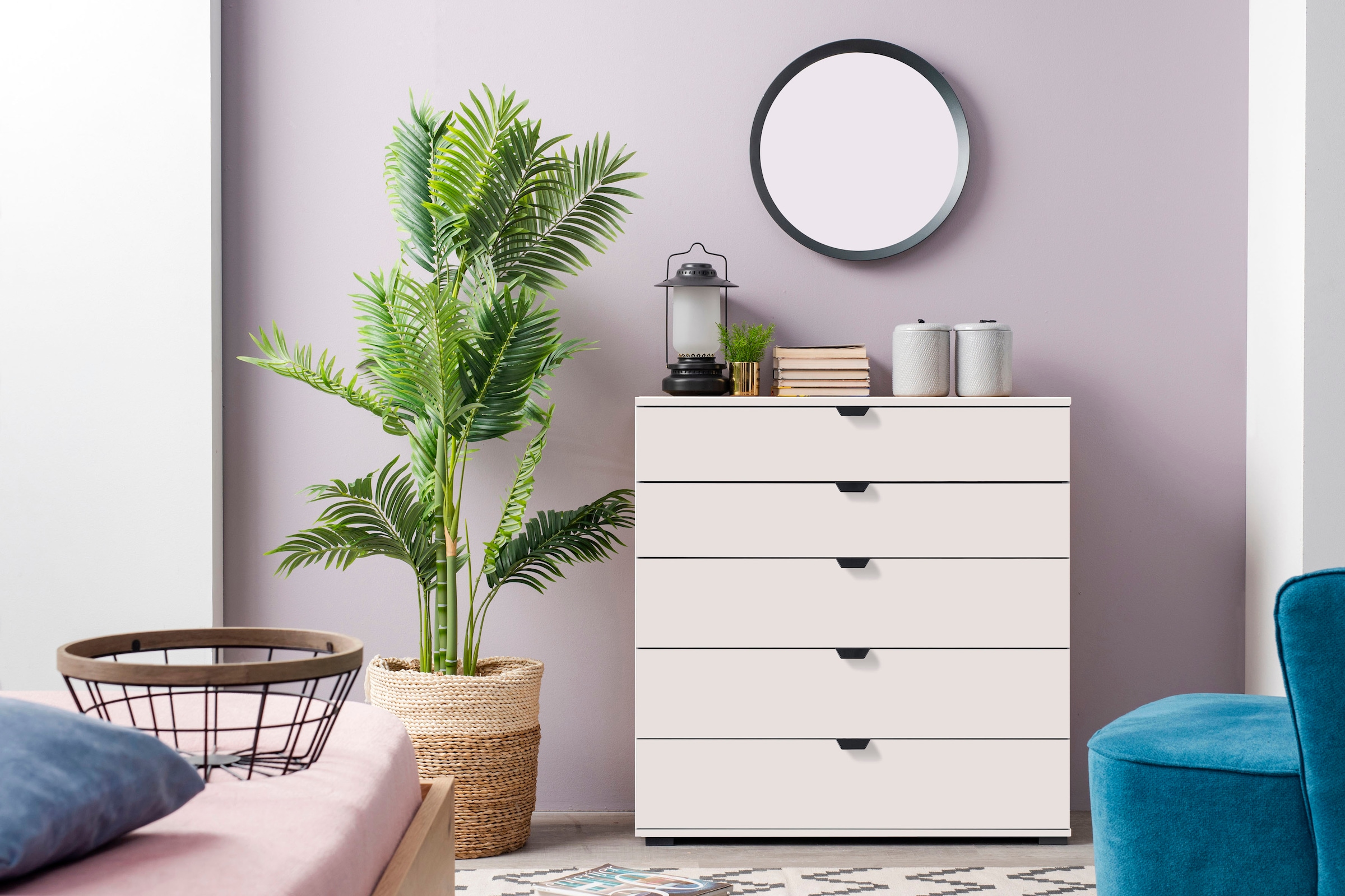 Image of INOSIGN Sideboard "Duero" Kommode mit 5 Schubkästen, Breite 90 cm