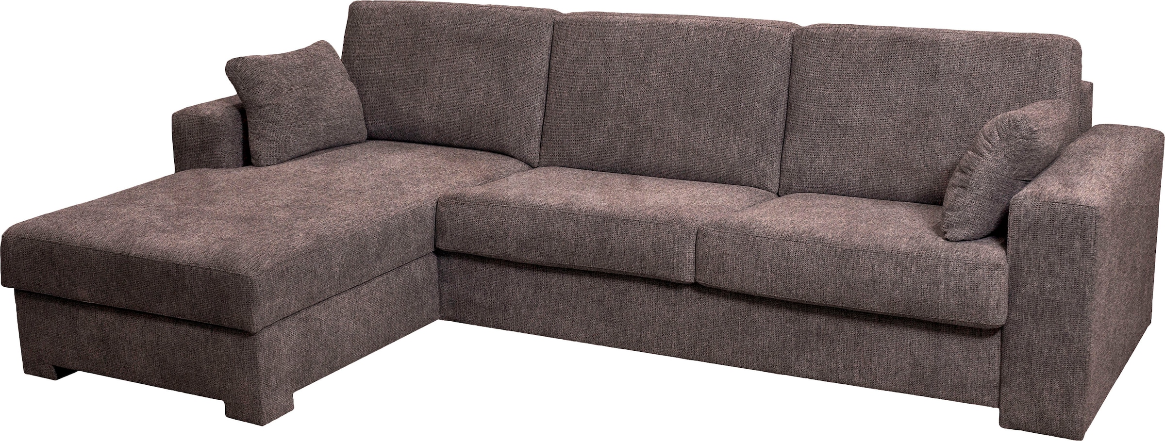 Home affaire Ecksofa Roma "L" Dauerschlaffunktion, mit Unterfederung, Matratzenhöhe 14cm, Liegemasse ca 163x198 cm, L-Form