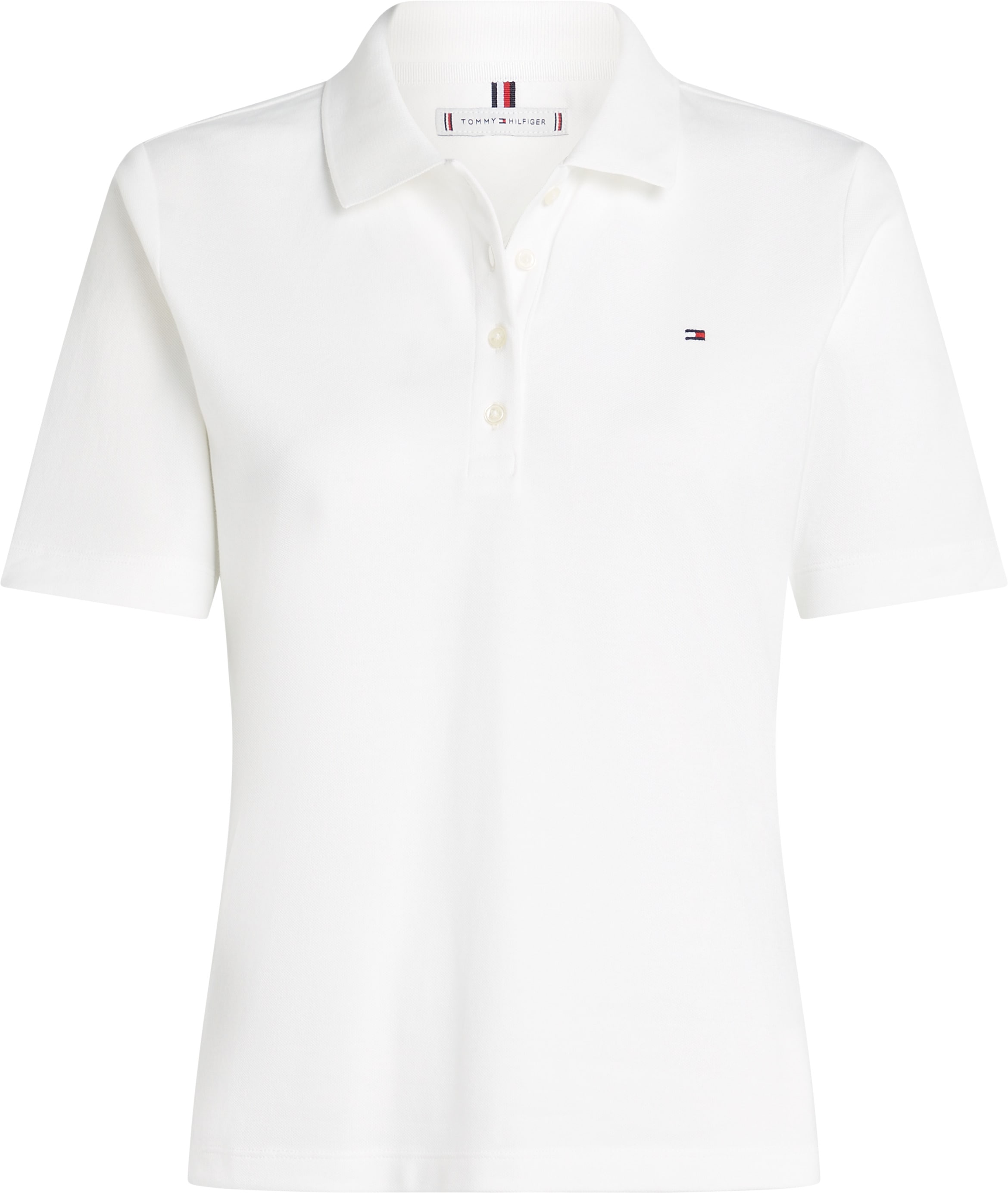 Tommy Hilfiger Poloshirt »1985 REG PIQUE POLO« mit Logo-Stickerei, Seitenschlitze, Regular Fit