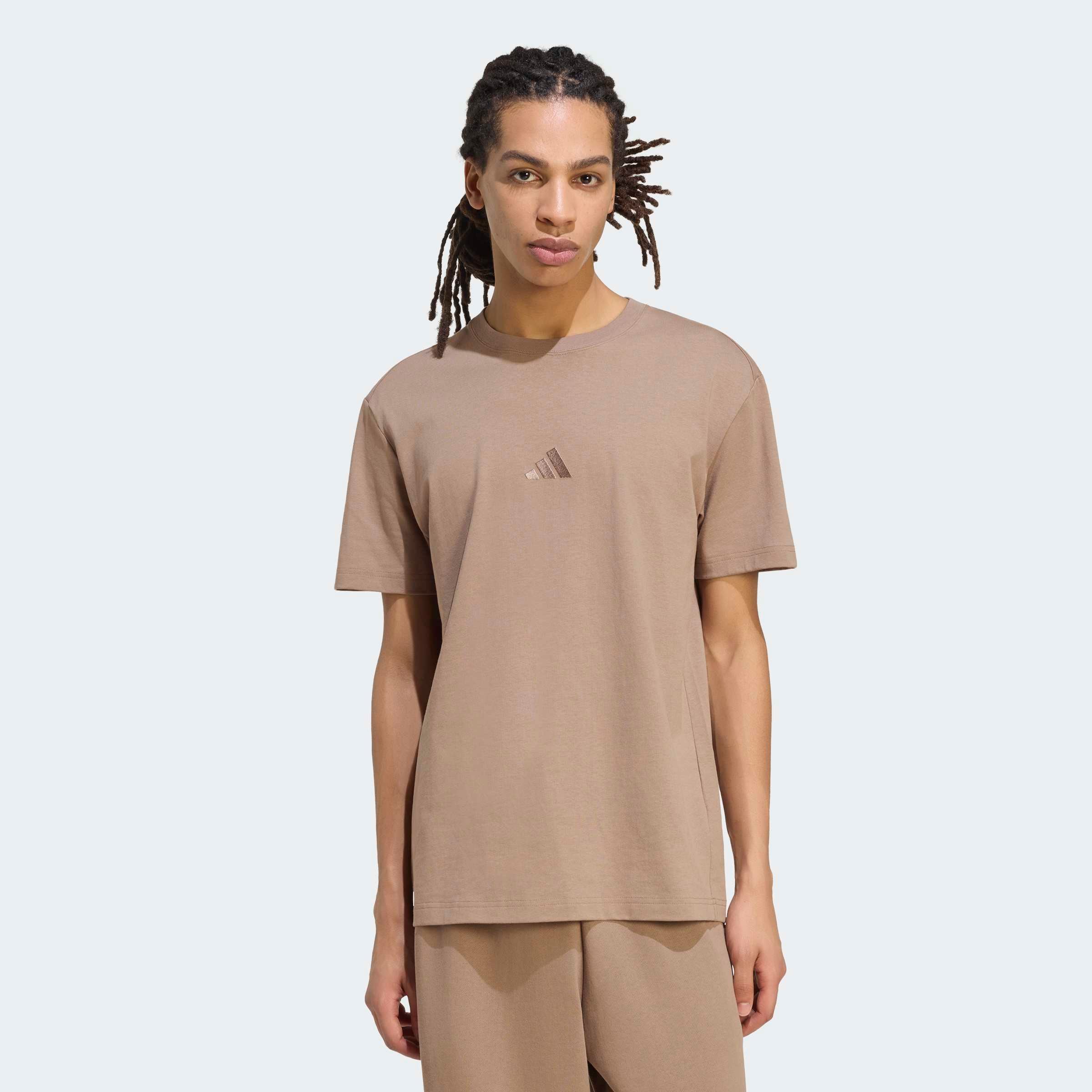 Image of adidas Sportswear T-Shirt "ADIDAS KIT, KLEINES LOGO" mit Rundhalsausschnitt, sportlich, schwere Premium-Qualität
