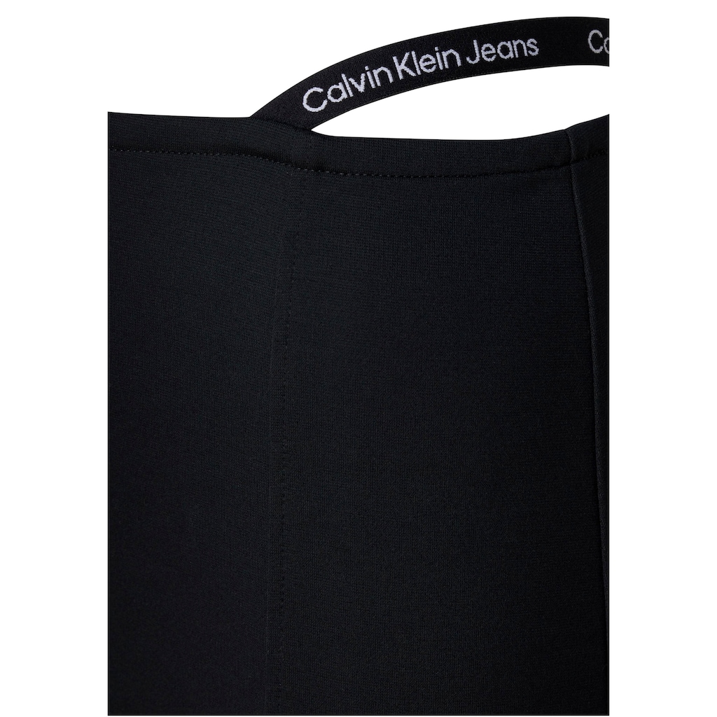 Calvin Klein Jeans Jerseyrock »LOGO STRAPS MILANO LONG SLEEVE«