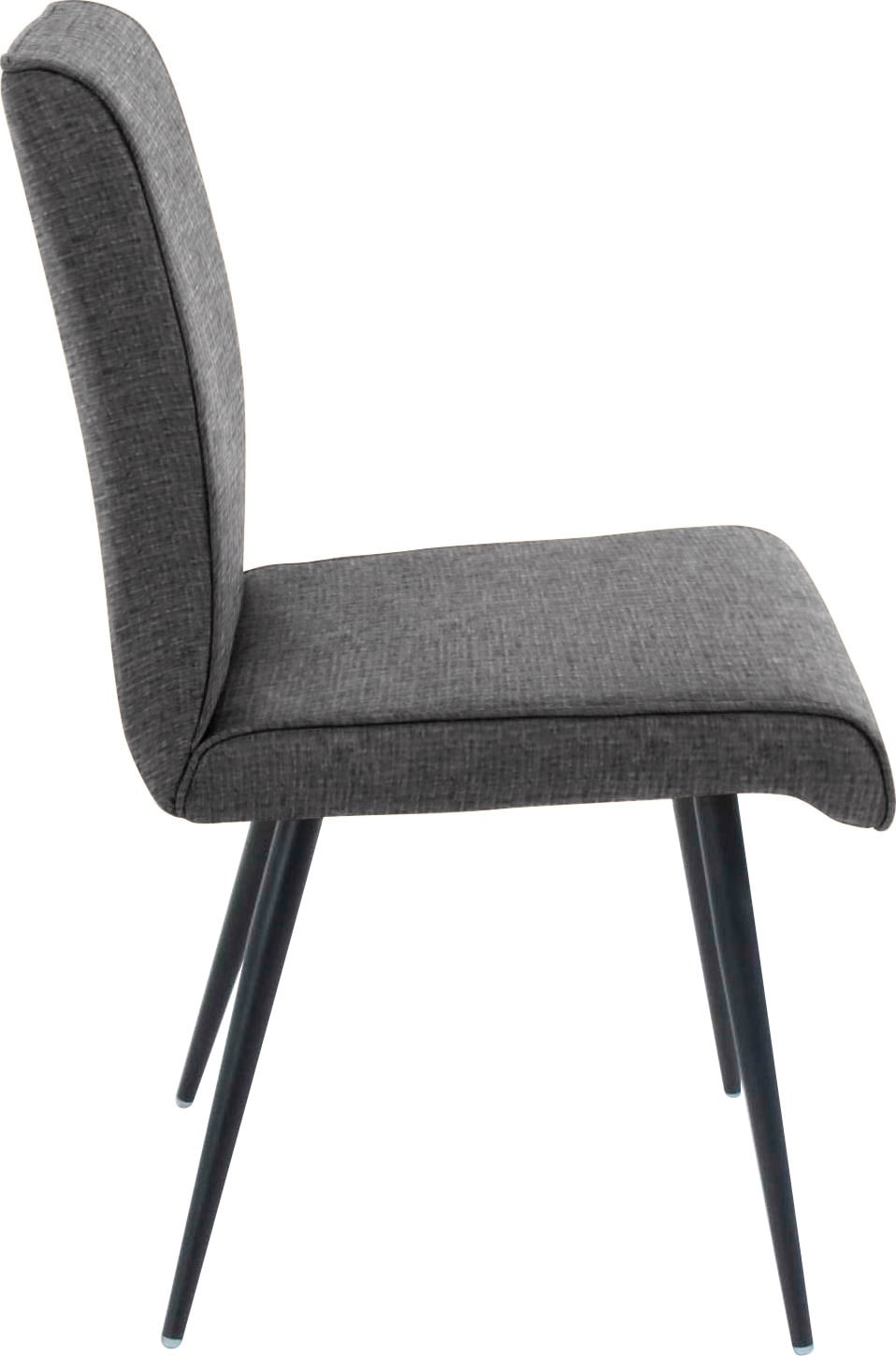 K+W Komfort & Wohnen 4-Fussstuhl »Giacomo I« () 1 Stk.4- Fussstuhl mit umlaufenden 4mm Keder am Rücken und Sitz, Metallfüsse