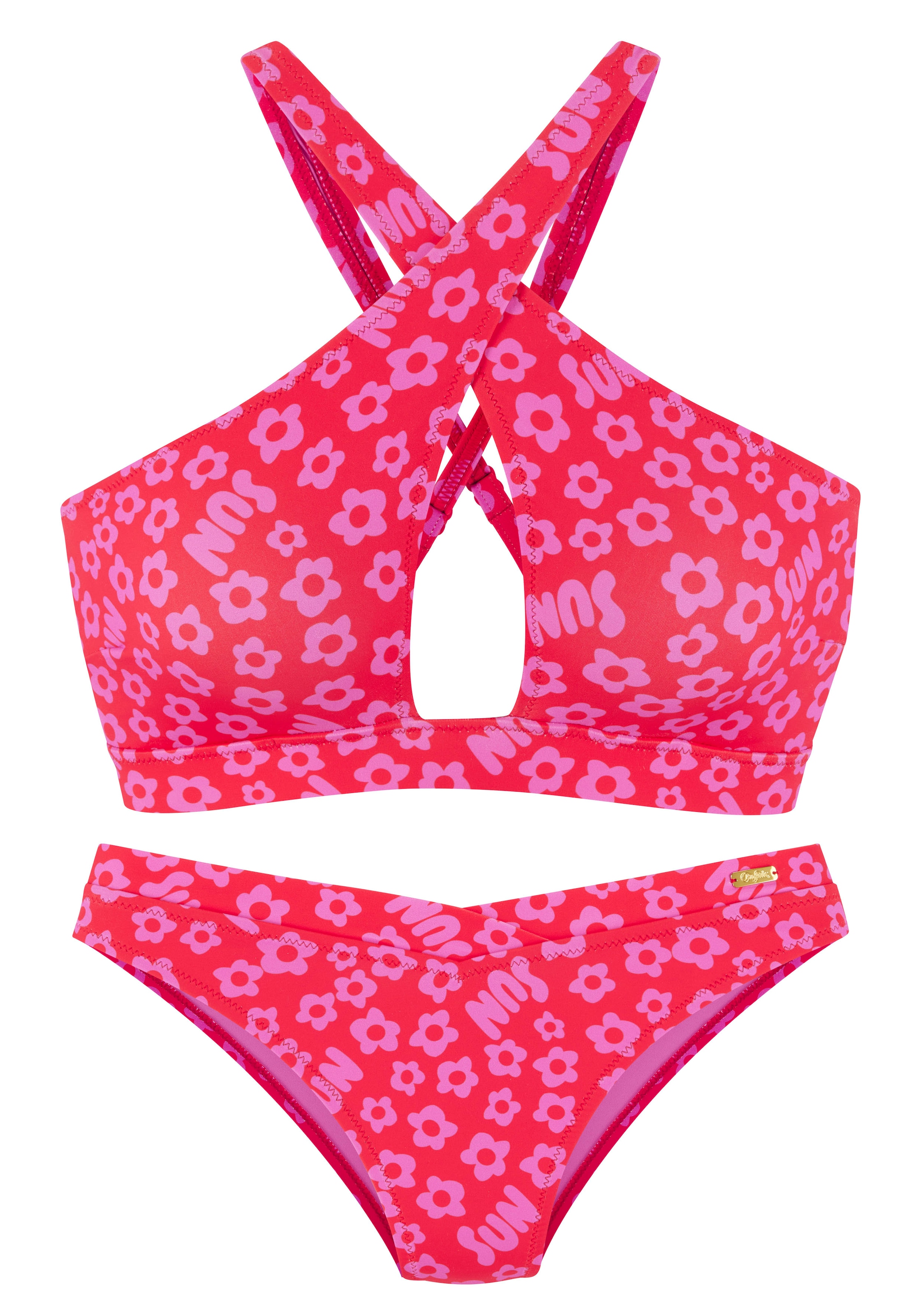 Buffalo Bustier-Bikini, mit trendigem Cut-Out vorne