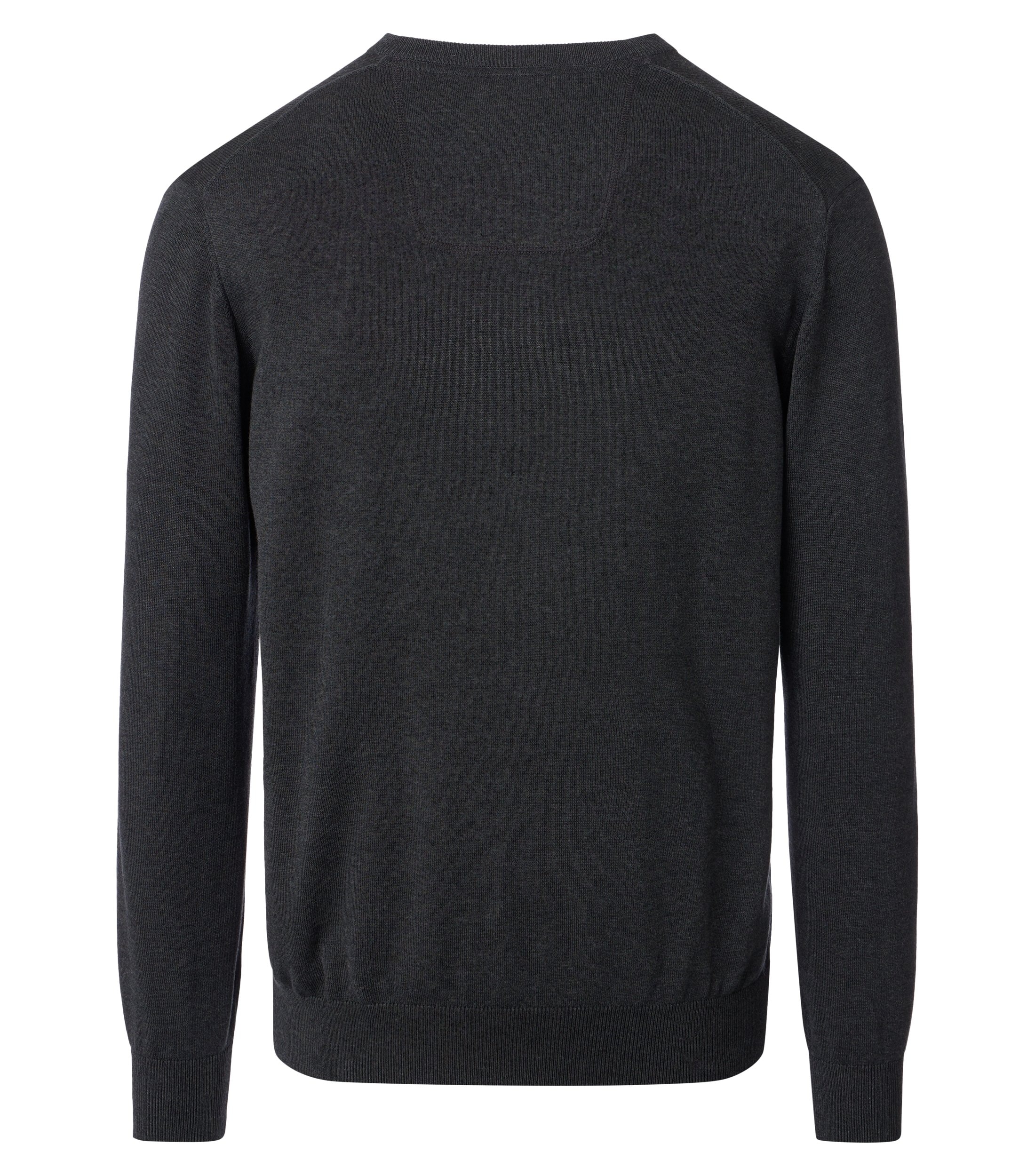 CASAMODA Pull en tricot »Pullover« coton / col en V / uni