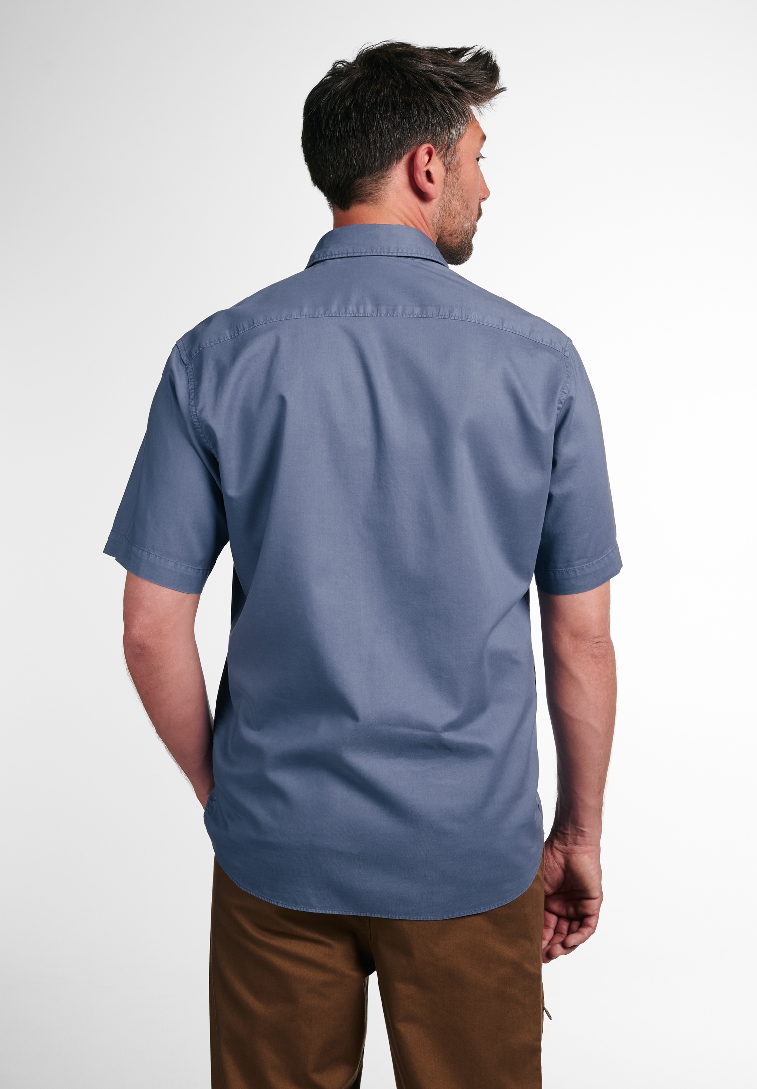 Eterna Kurzarmhemd »MODERN FIT« EASY IRON (bügelleicht)