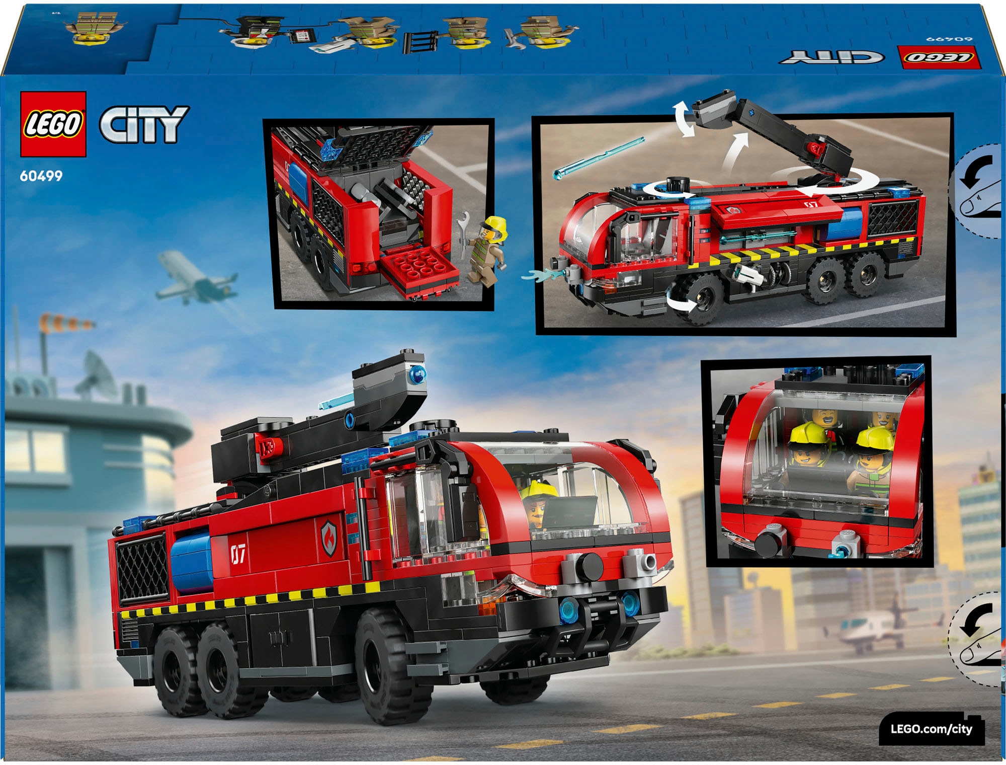 LEGO® Pions de construction »Flughafenlöschfahrzeug (60499), LEGO City« Made in Europe