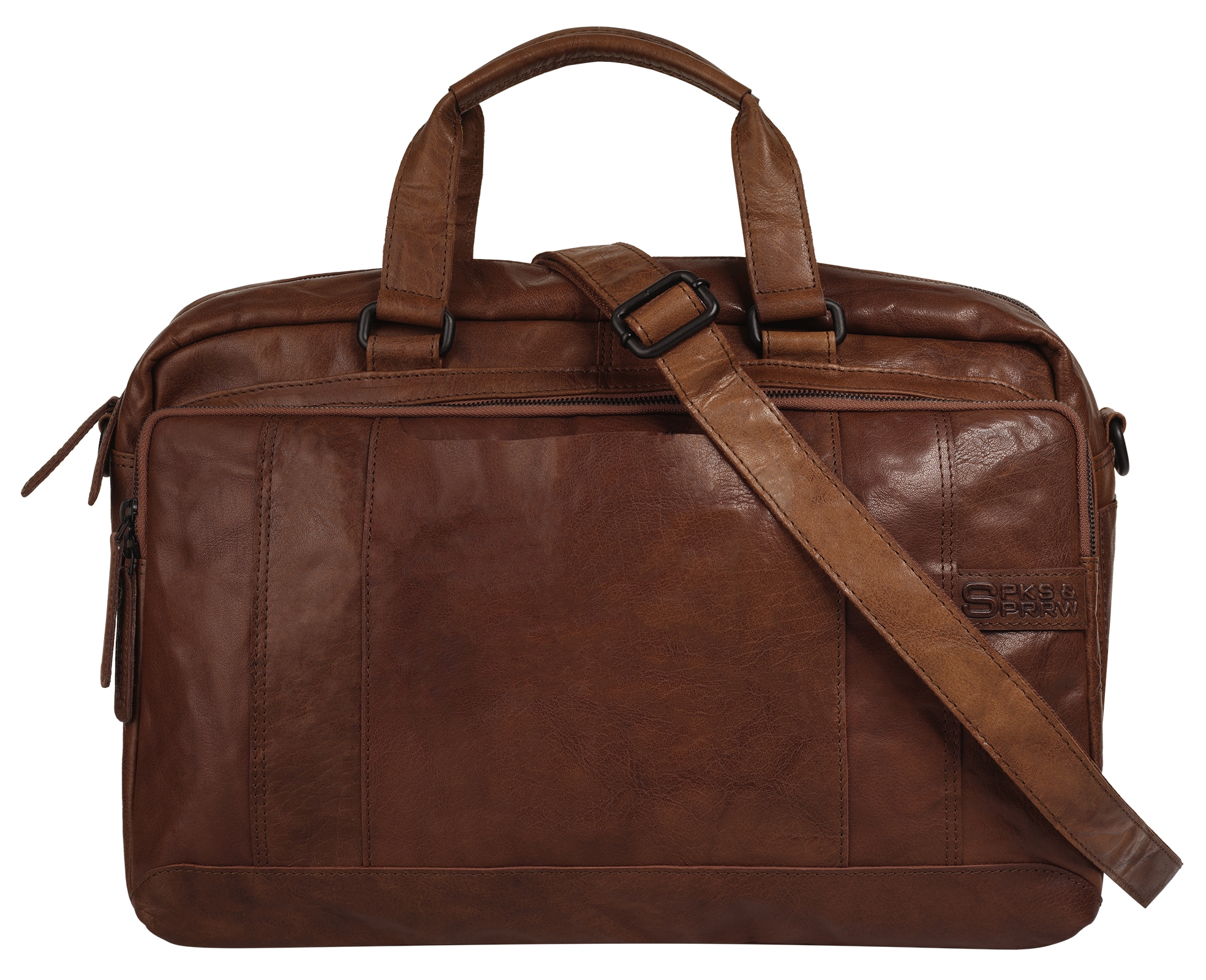 Spikes & Sparrow Reisetasche echt Leder