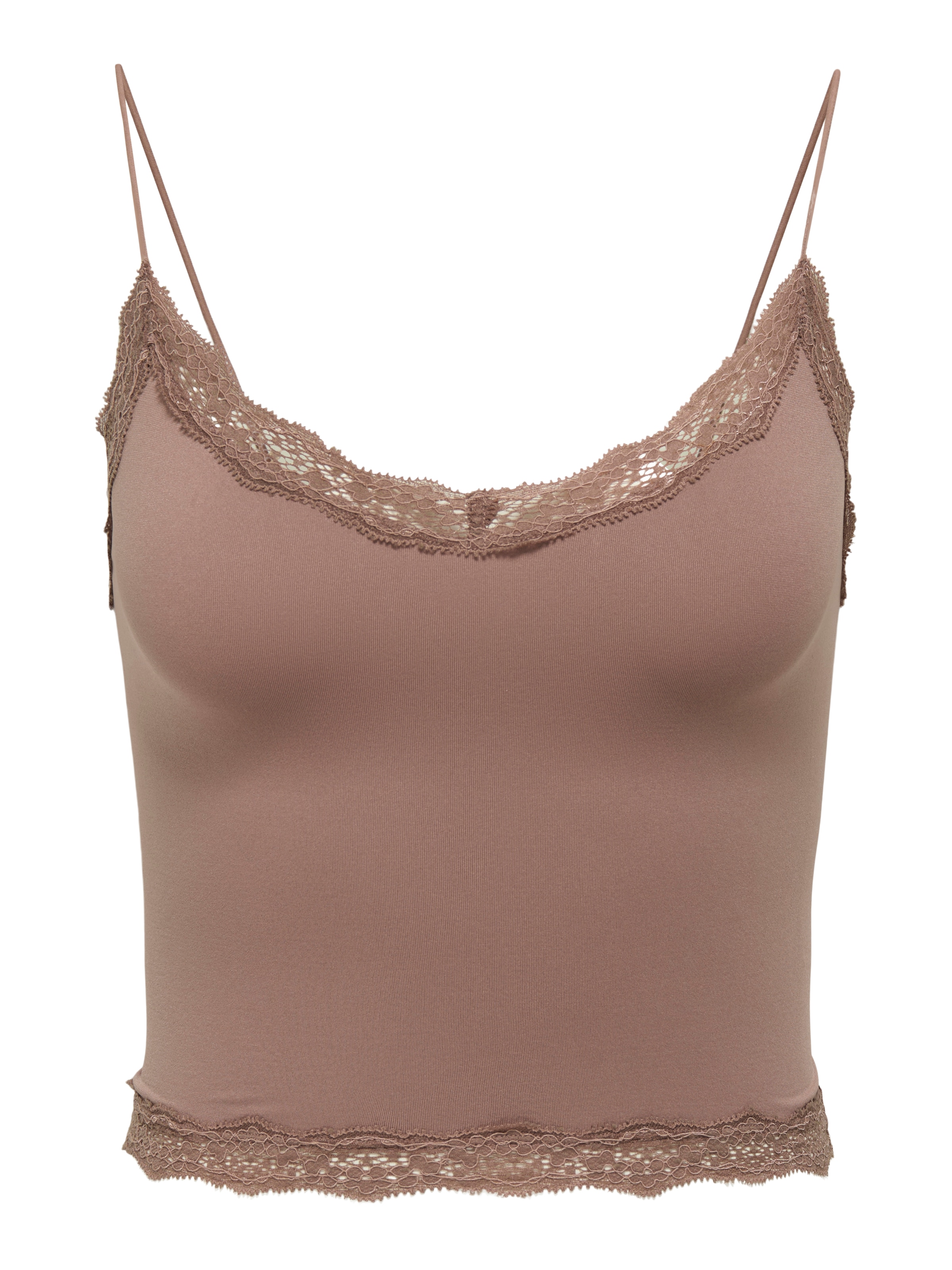 ONLY Spitzentop »ONLVICKY LACE SEAMLESS CROPPED TOP«