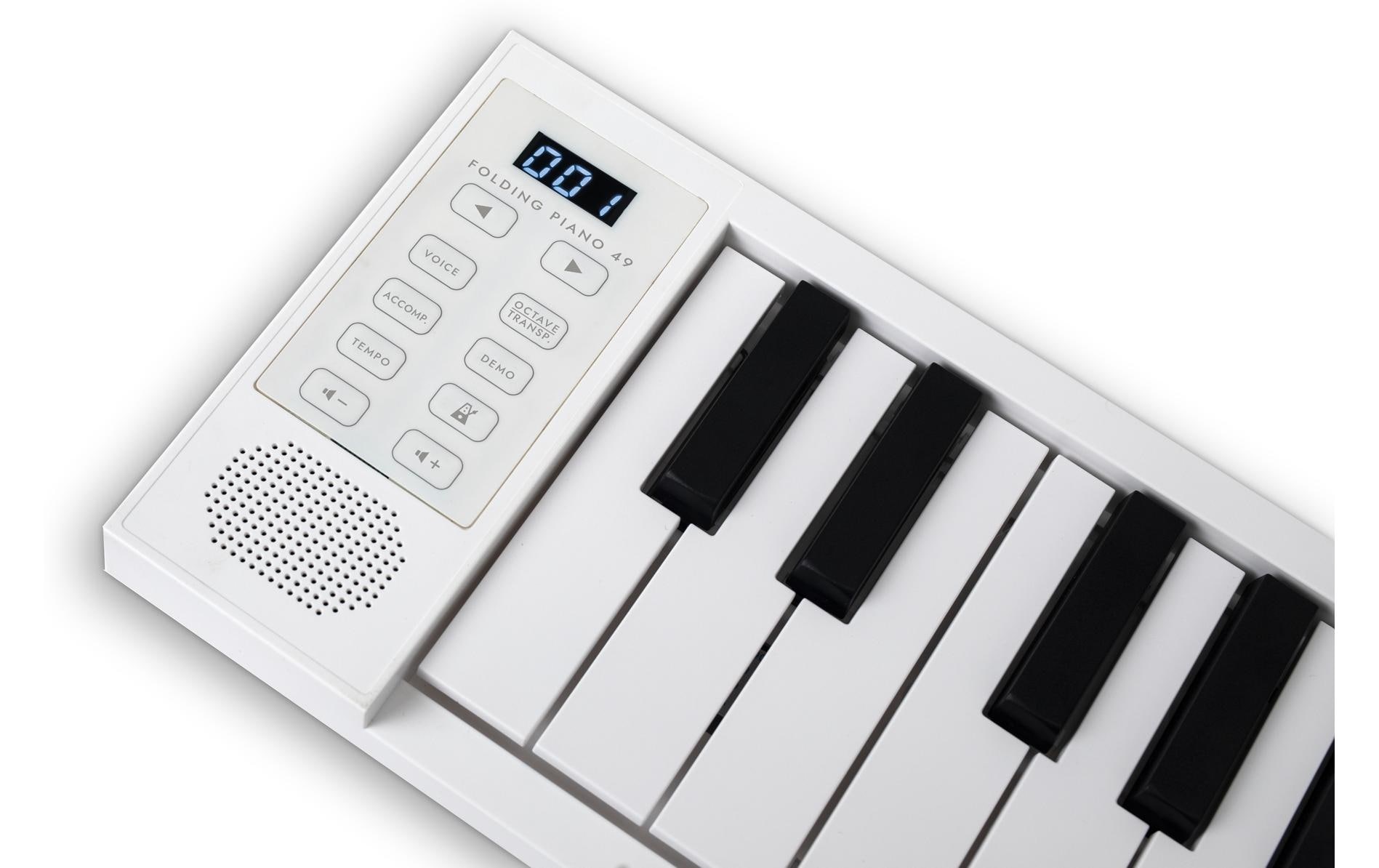 Home-Keyboard »Carry-on by Blackstar Folding Piano 49 Weiss«