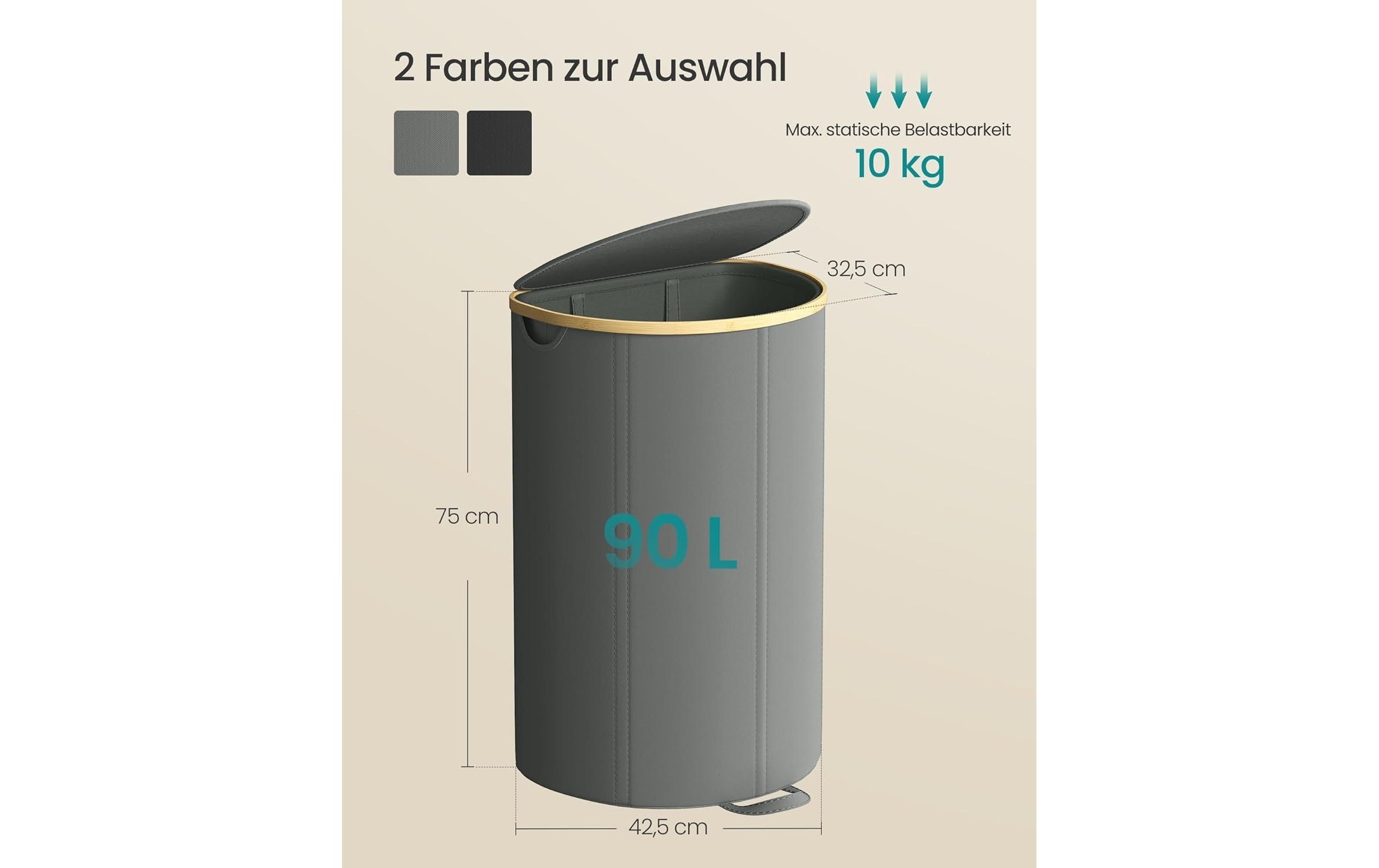 SONGMICS Wäschekorb »90 l«