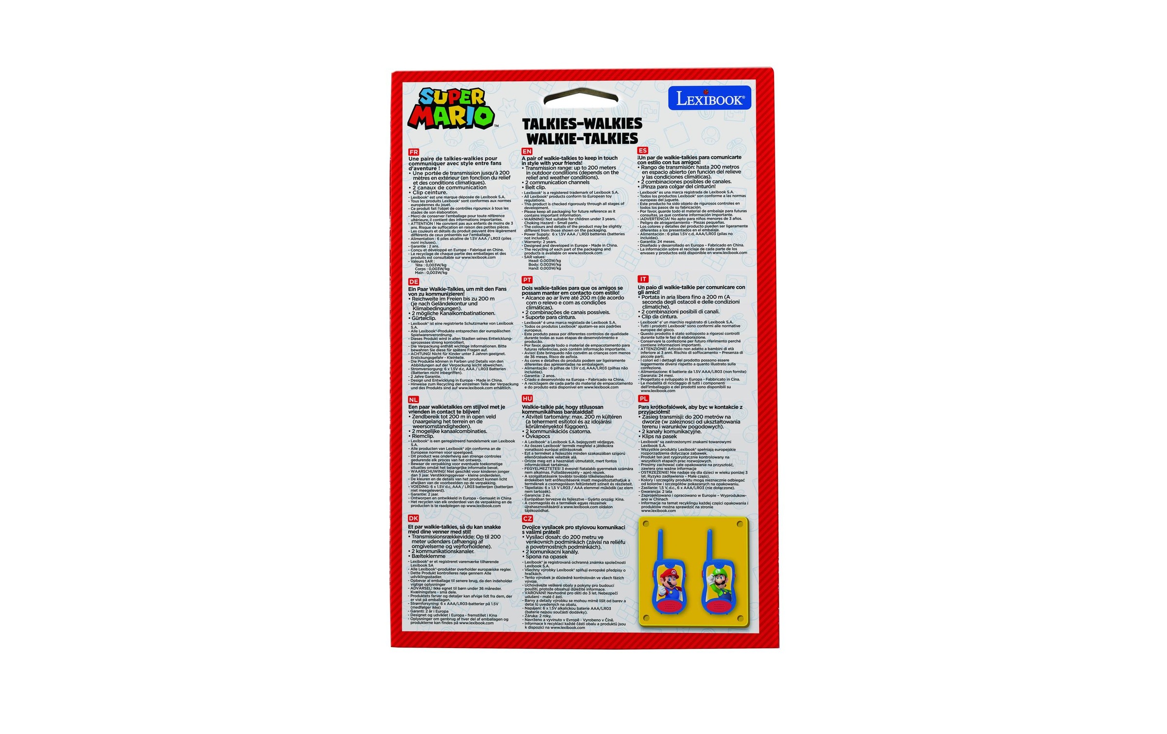 Lexibook® Walkie-talkie »Super Mario 120 m«