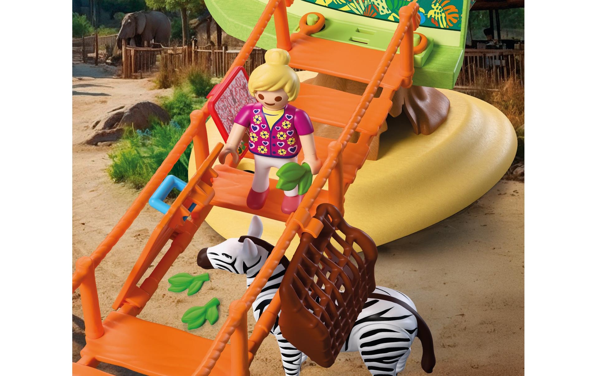 Playmobil® Jeu de construction »Zoo: Wildnis-Kletterpark (72070), Animals & Friends« Made in Europe