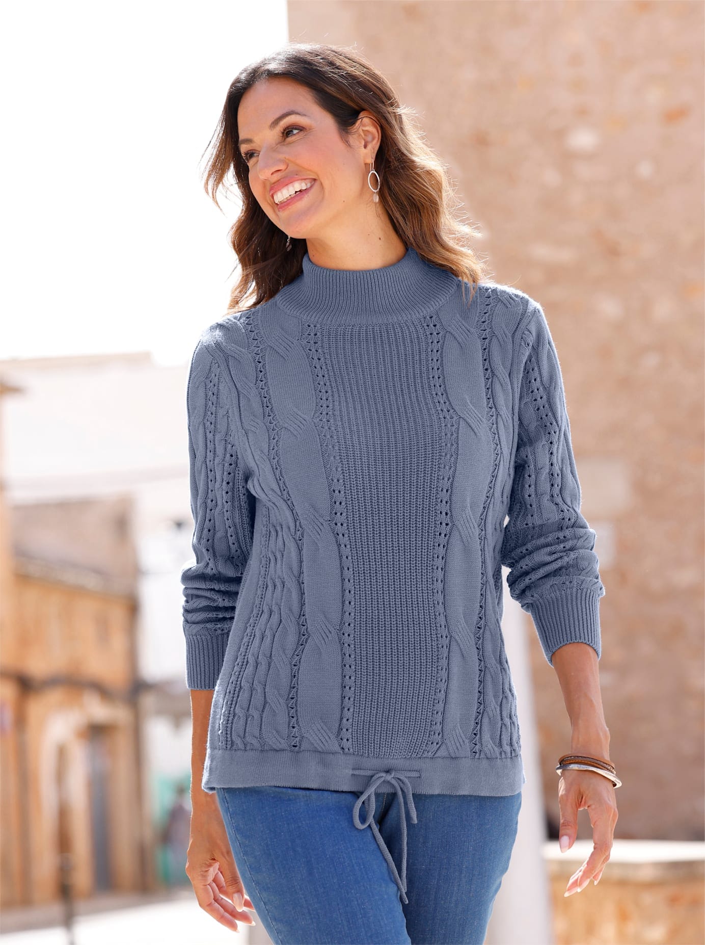 Inspirationen Stehkragenpullover "Stehkragen-Pullover"