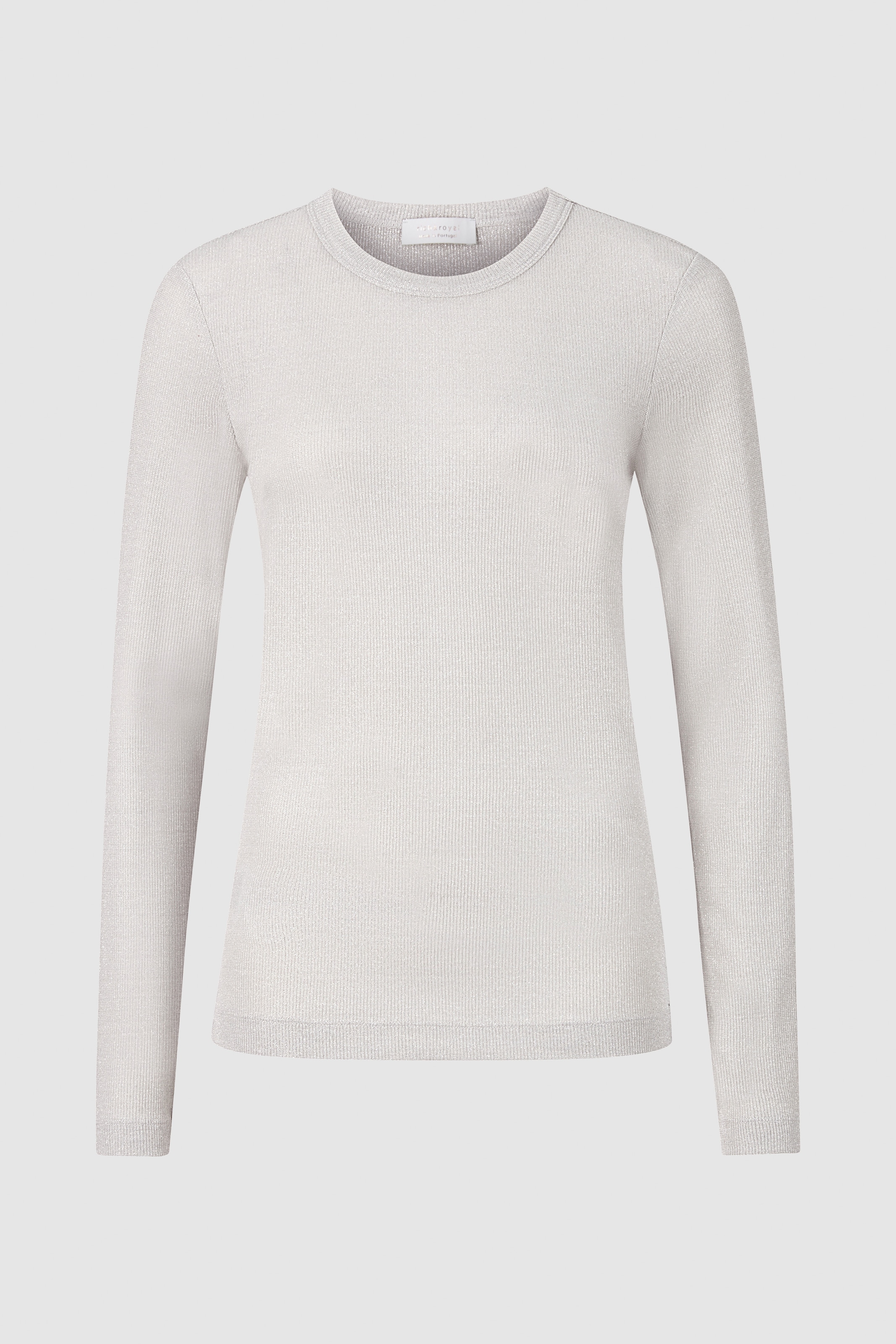 RICHROYAL Longsleeve, aus glitzerndem Lurex