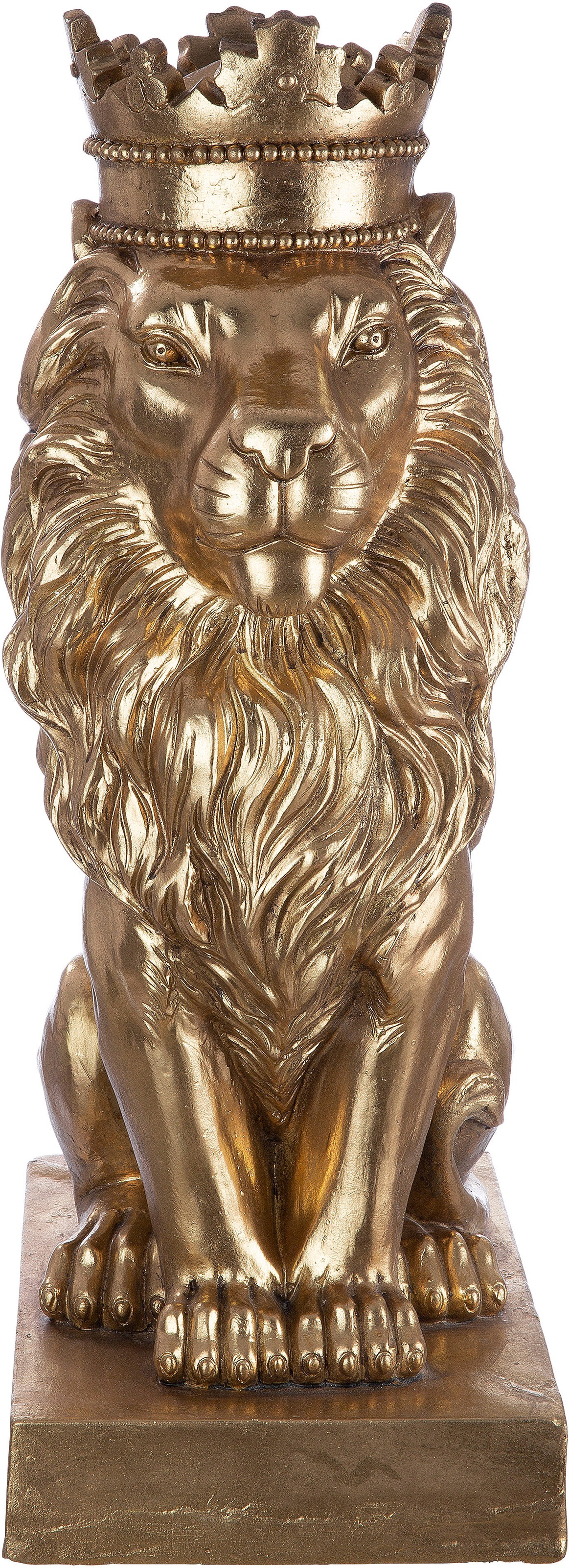 Dekofigur goldfarben Gilde by Löwe, gold«, kaufen Casablanca bequem »Skulptur