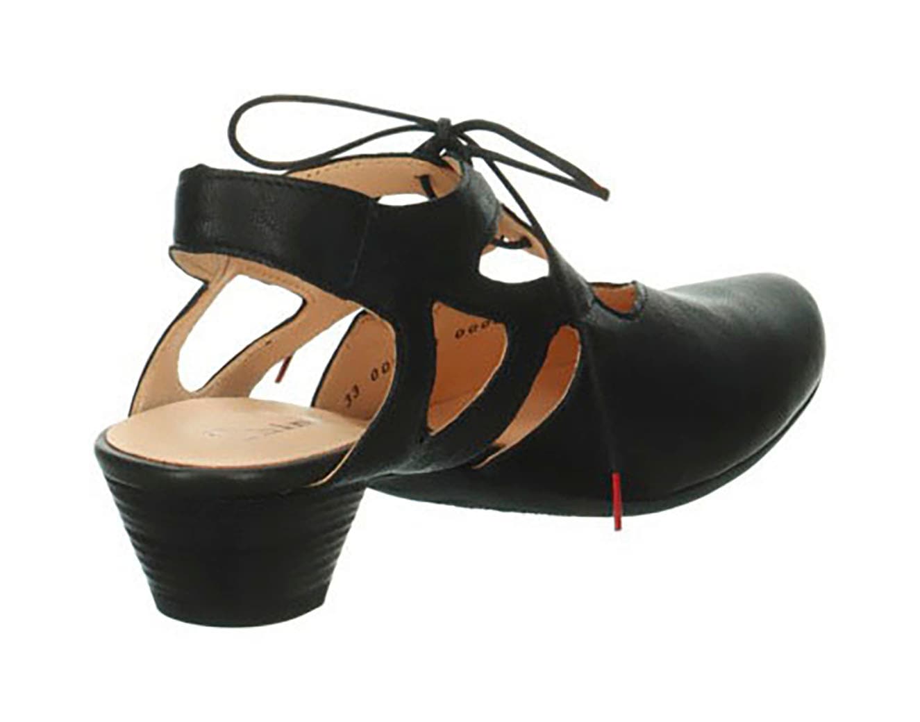 Think! Slingpumps »DAMEN«, Schnürpumps, Sommerschuh, Trichterabsatz, mit feiner Musterung