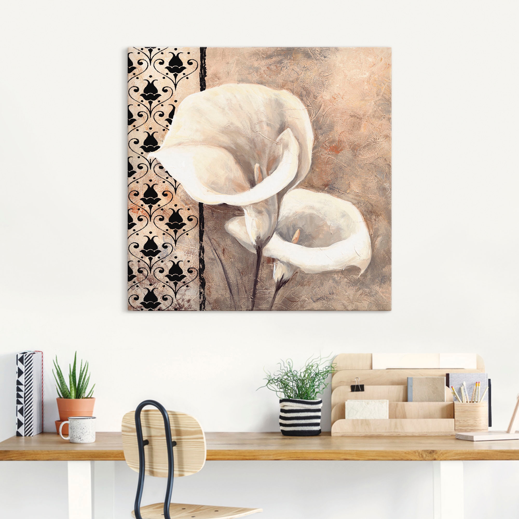 Artland Tableau sur toile »Klassische Callas« 1 cuis tlg. auf Holzrahmen gespannt