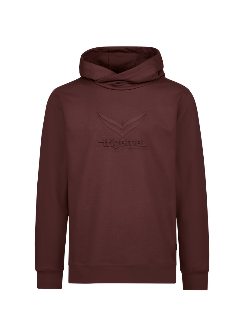 Trigema Kapuzensweatshirt »TRIGEMA Kapuzenpullover mit grossem 3D-Motiv«