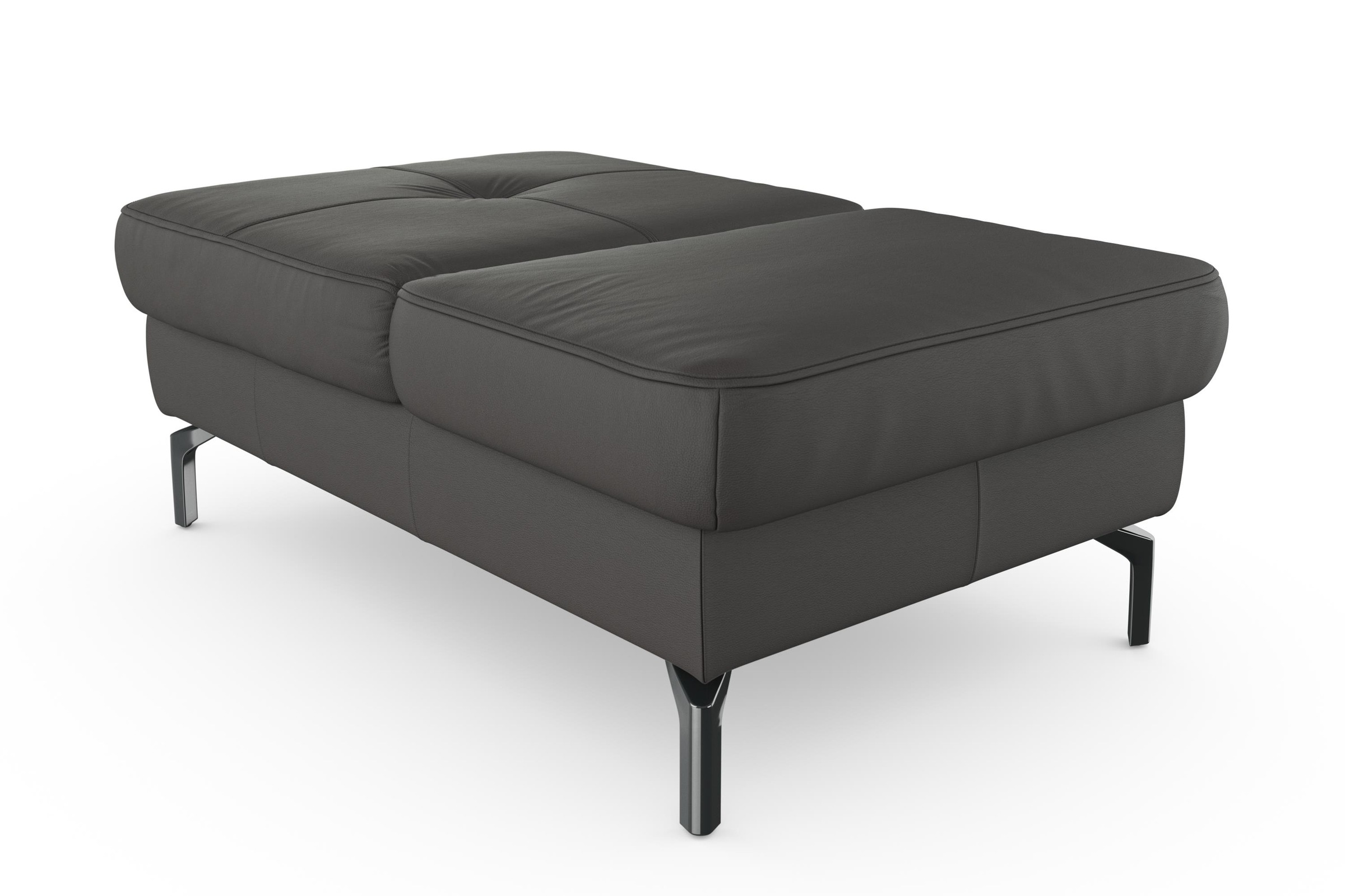sit&more Hocker »Bendigo«, mit Klappfunktion, Bodenfreiheit 15 cm, wahlweise in 2 Fussfarben
