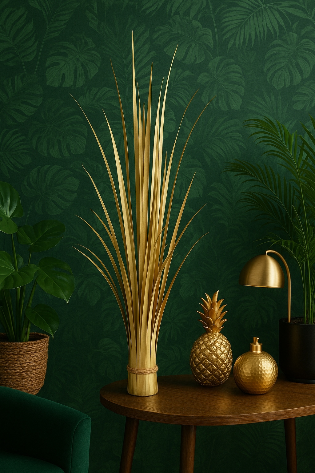 I.GE.A. Kunstpflanze »Grasbündel« Grasarrangement Künstlich Gras Busch Dekogras Kunstgras Dekopflanze