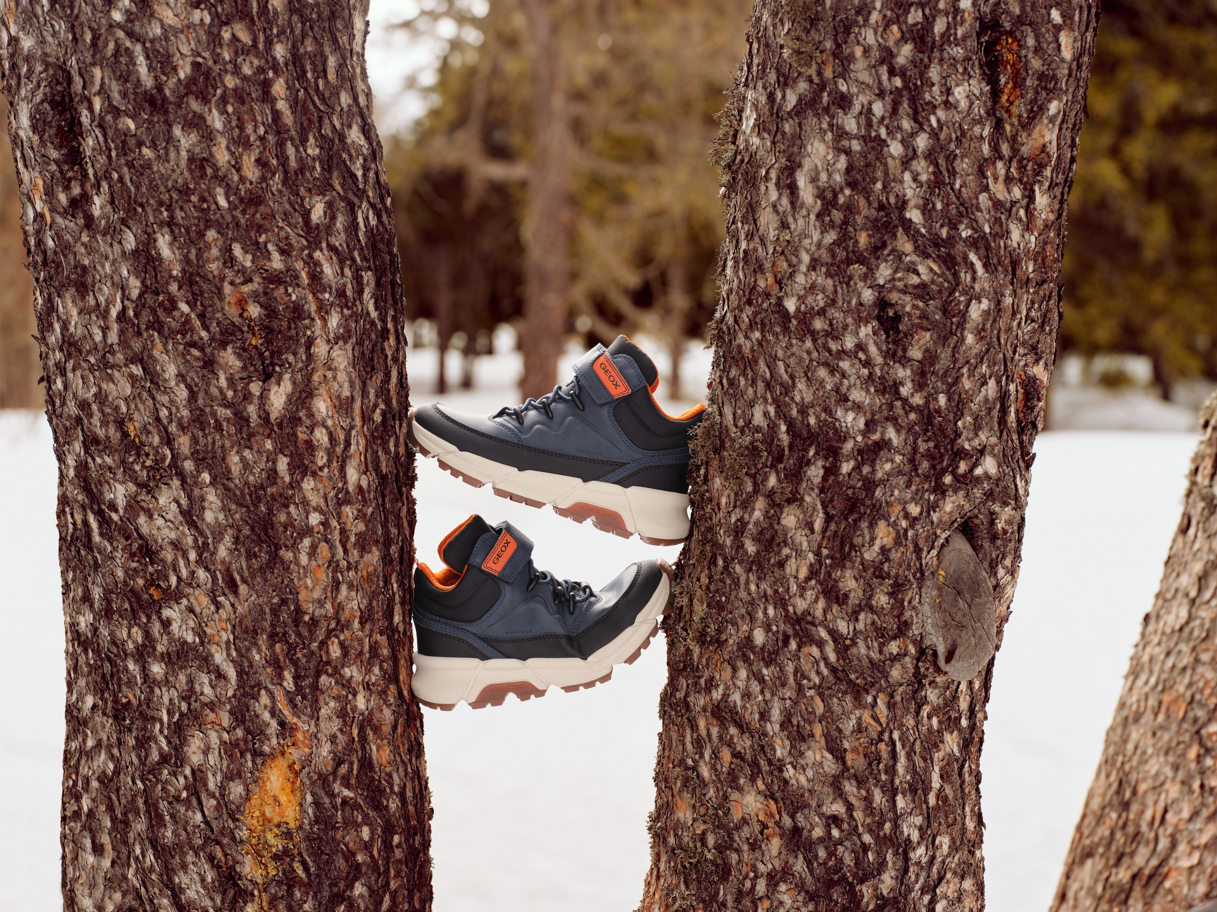 Geox Winterboots »J FLEXYPER PLUS BOY ABX«, Sneaker, Freizeitschuh mit Geox Spezial Membrane