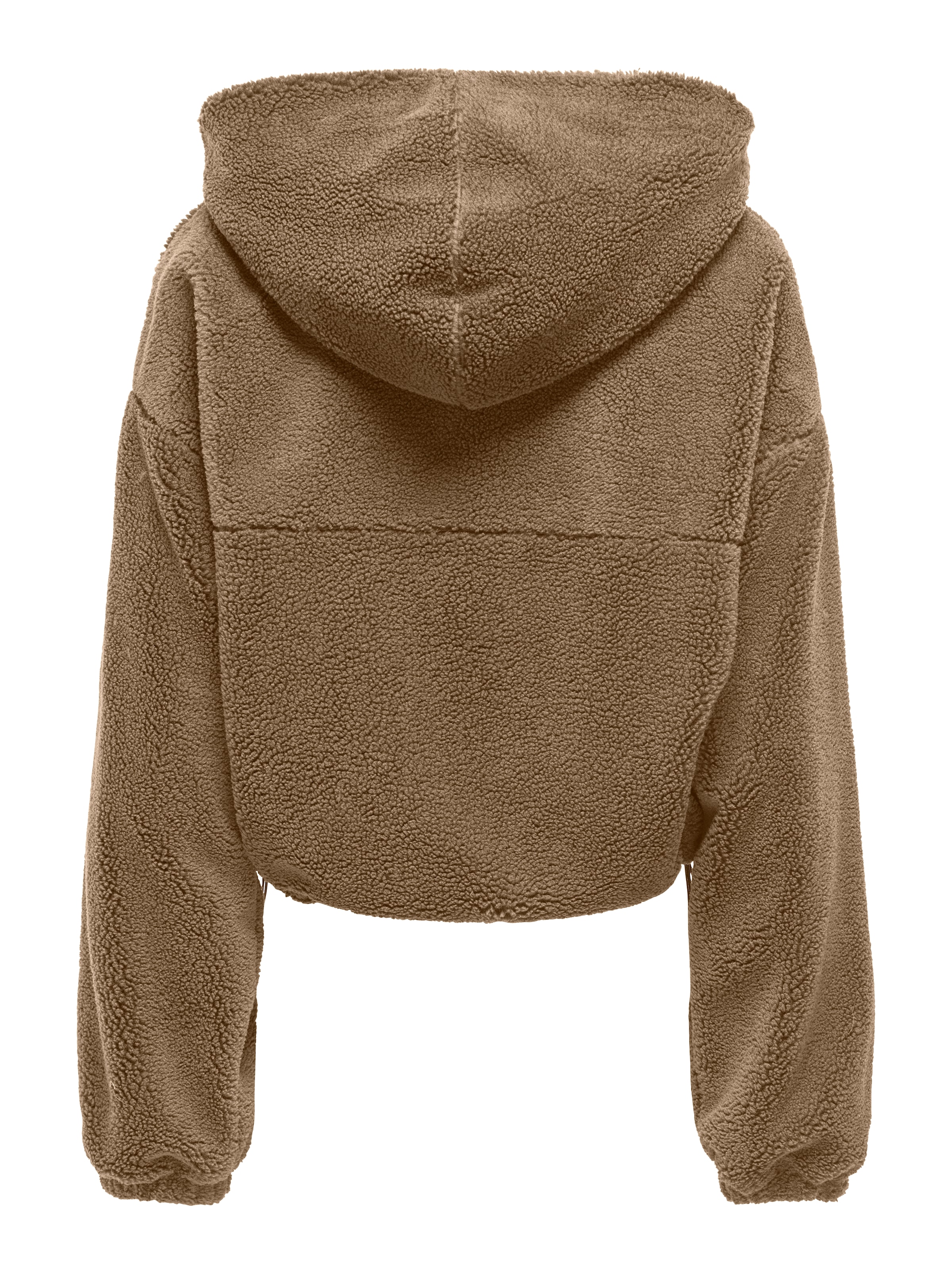 ONLY Fleecejacke »ONLSIENA TEDDY ANORAK LIFE CC OTW«, mit Kapuze