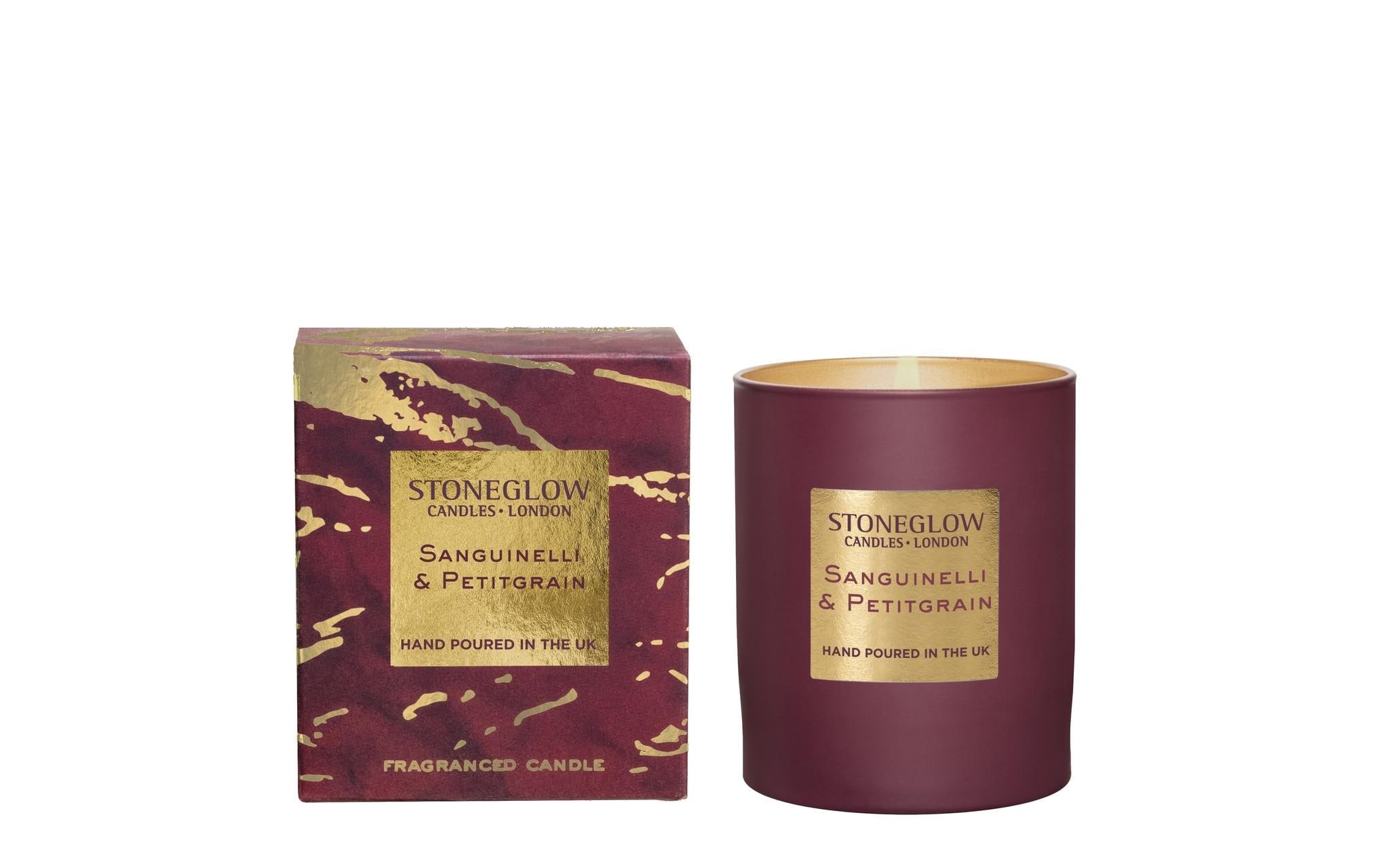 Image of Stoneglow Duftkerze "Sanguinelli & Petitgrain 220 g"