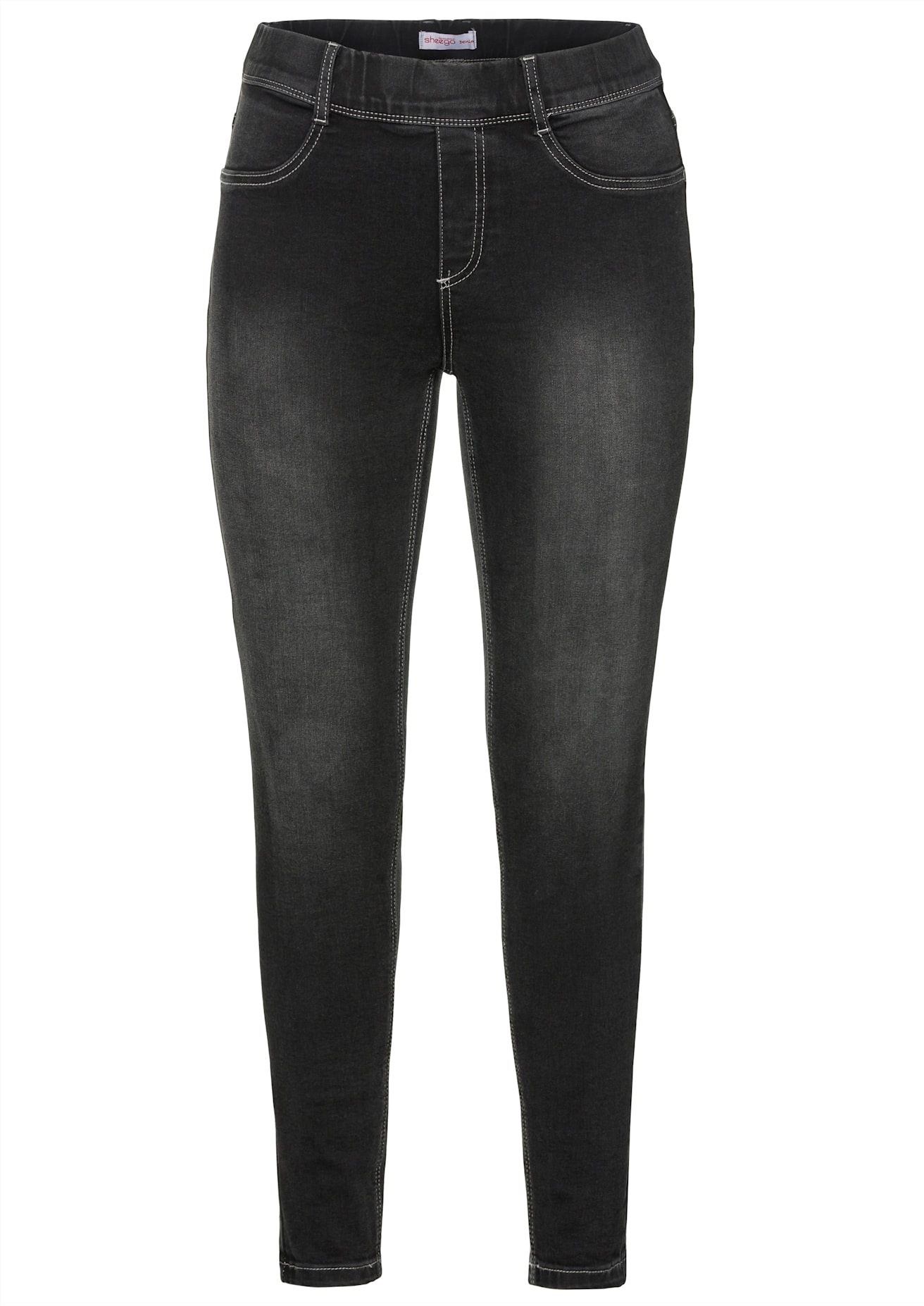 Sheego Jeansleggings, (1 tlg.)